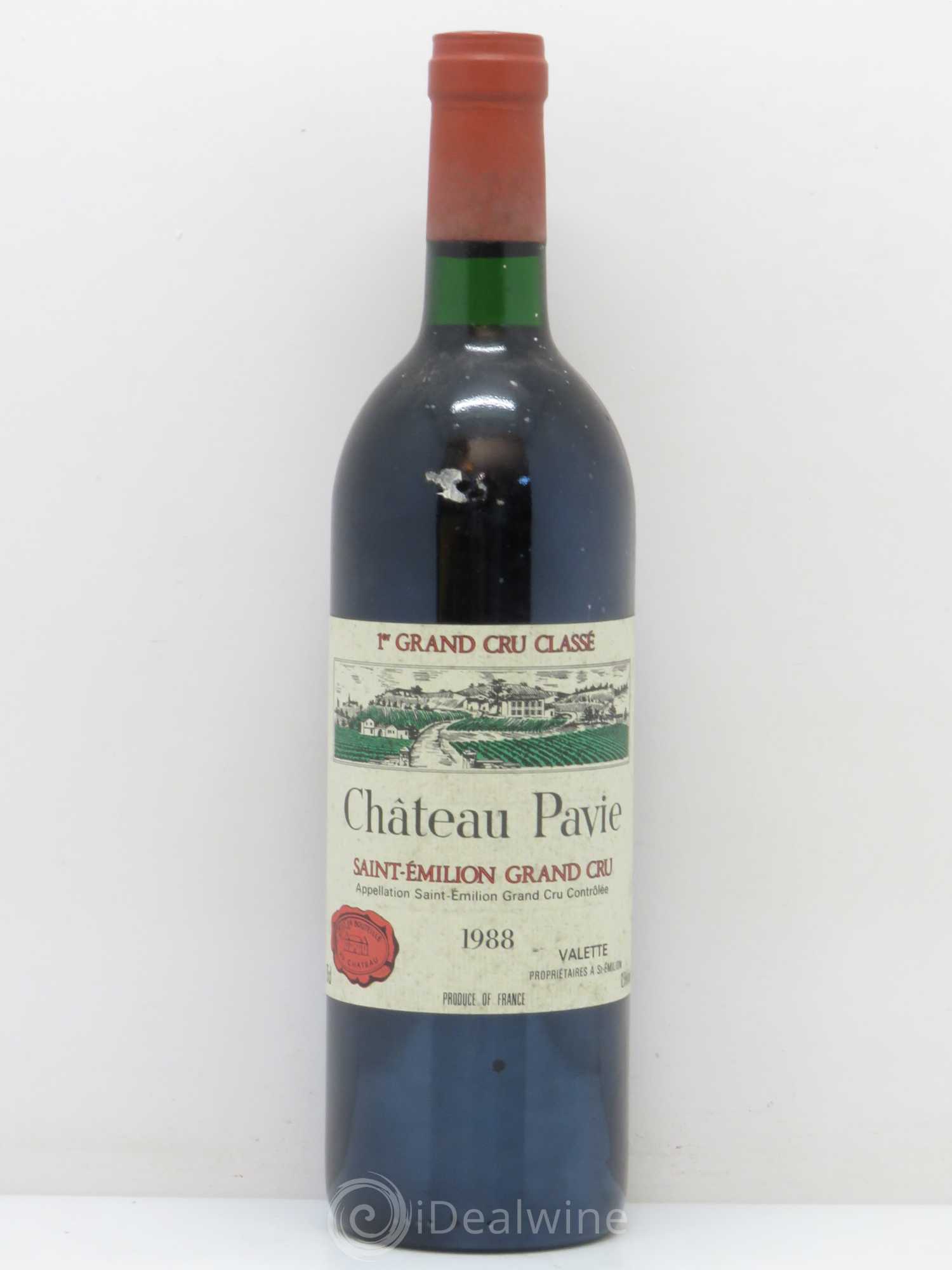 Château Pavie 1er Grand Cru Classé A 1988 - Lot de 1 bouteille - 0