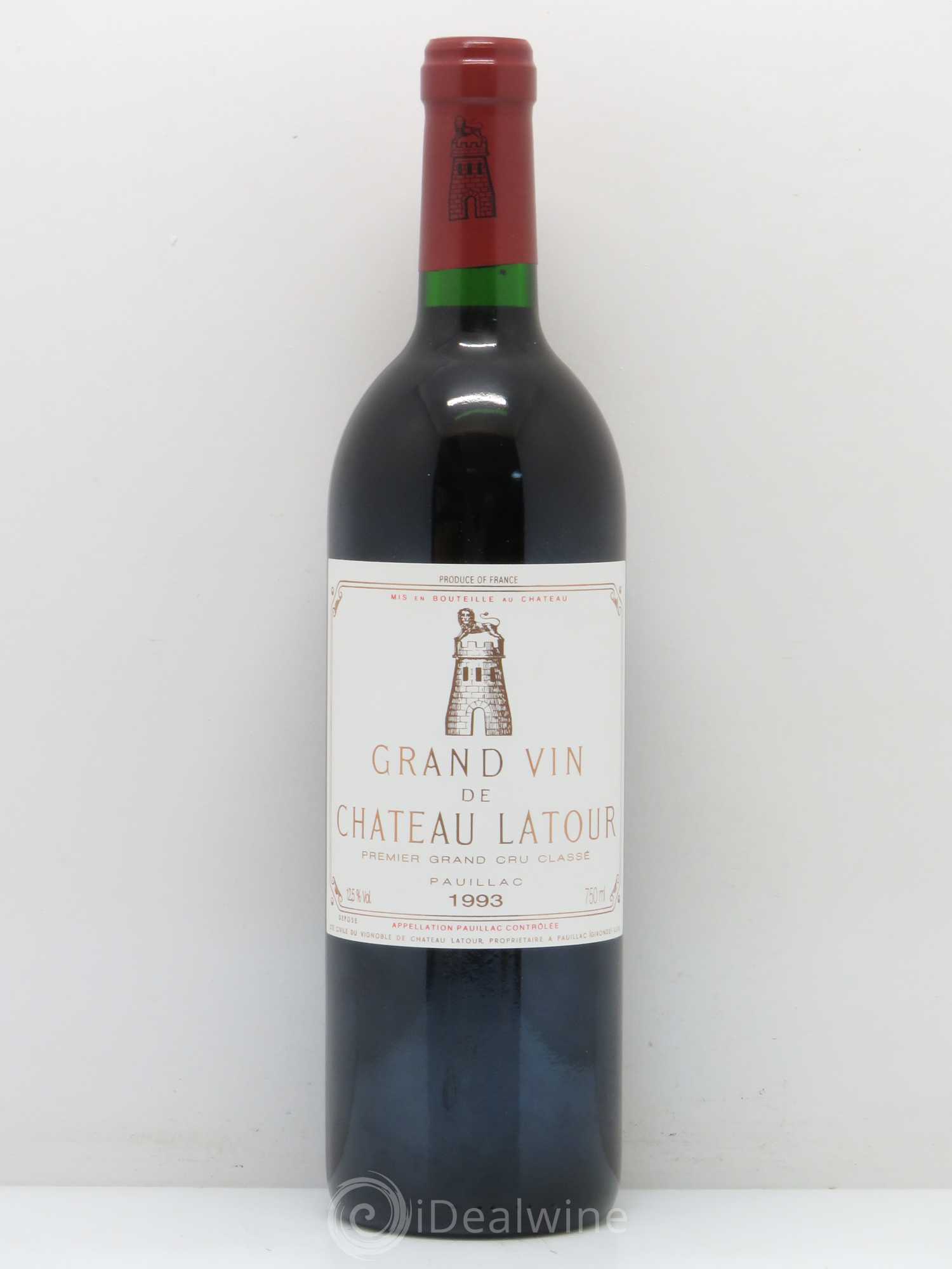 Château Latour 1er Grand Cru Classé 1993 - Lot de 1 bouteille - 0