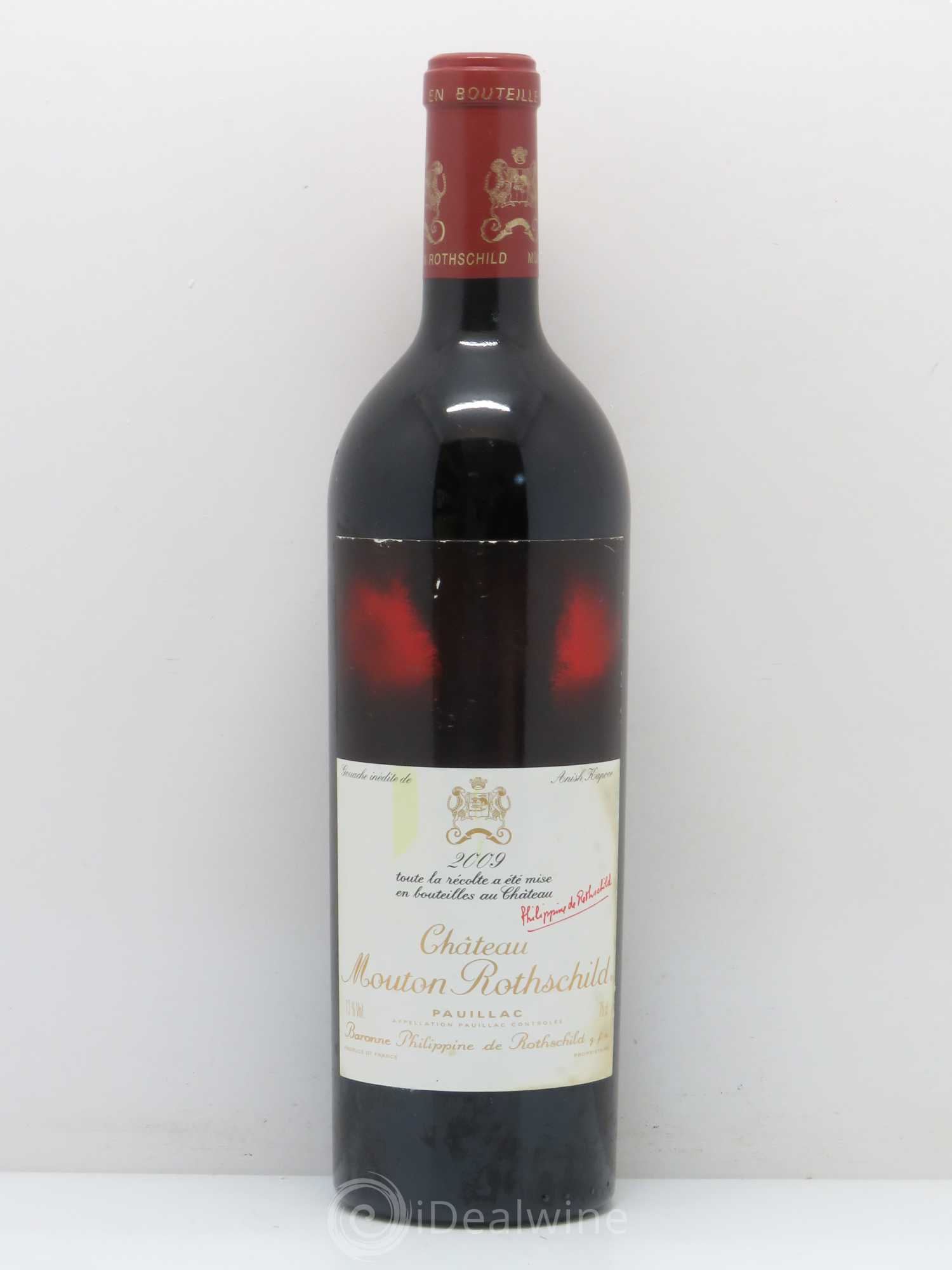 Château Mouton Rothschild 1er Grand Cru Classé 2009 - Lot de 1 bouteille - 0