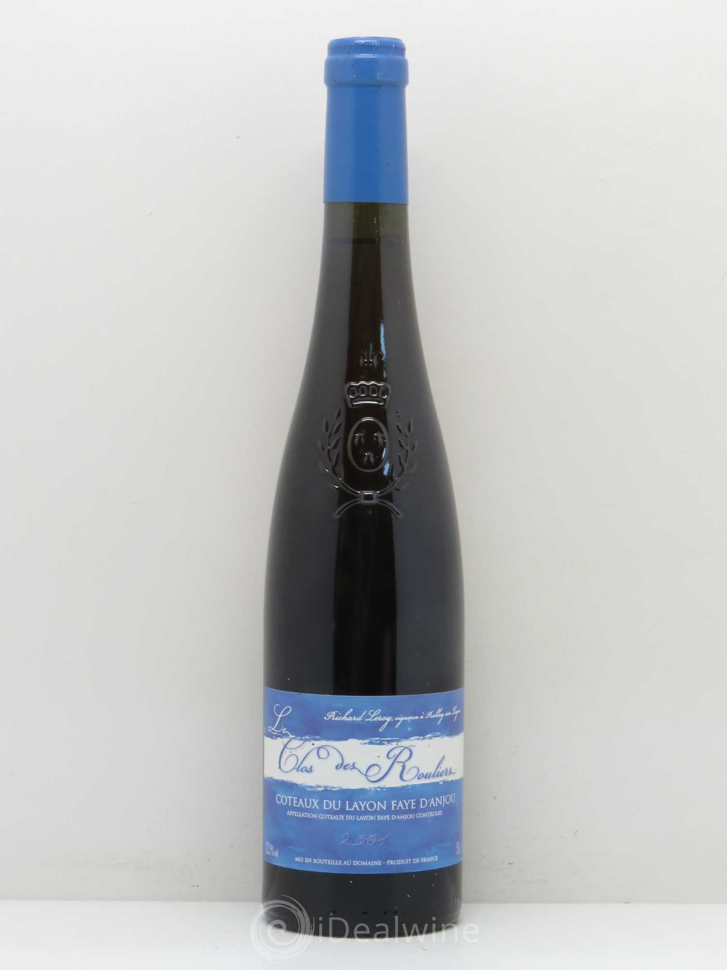 Coteaux du Layon Faye d'Anjou Clos des Rouliers Domaine Richard Leroy 2001 - Posten von 1 Flasche - 0