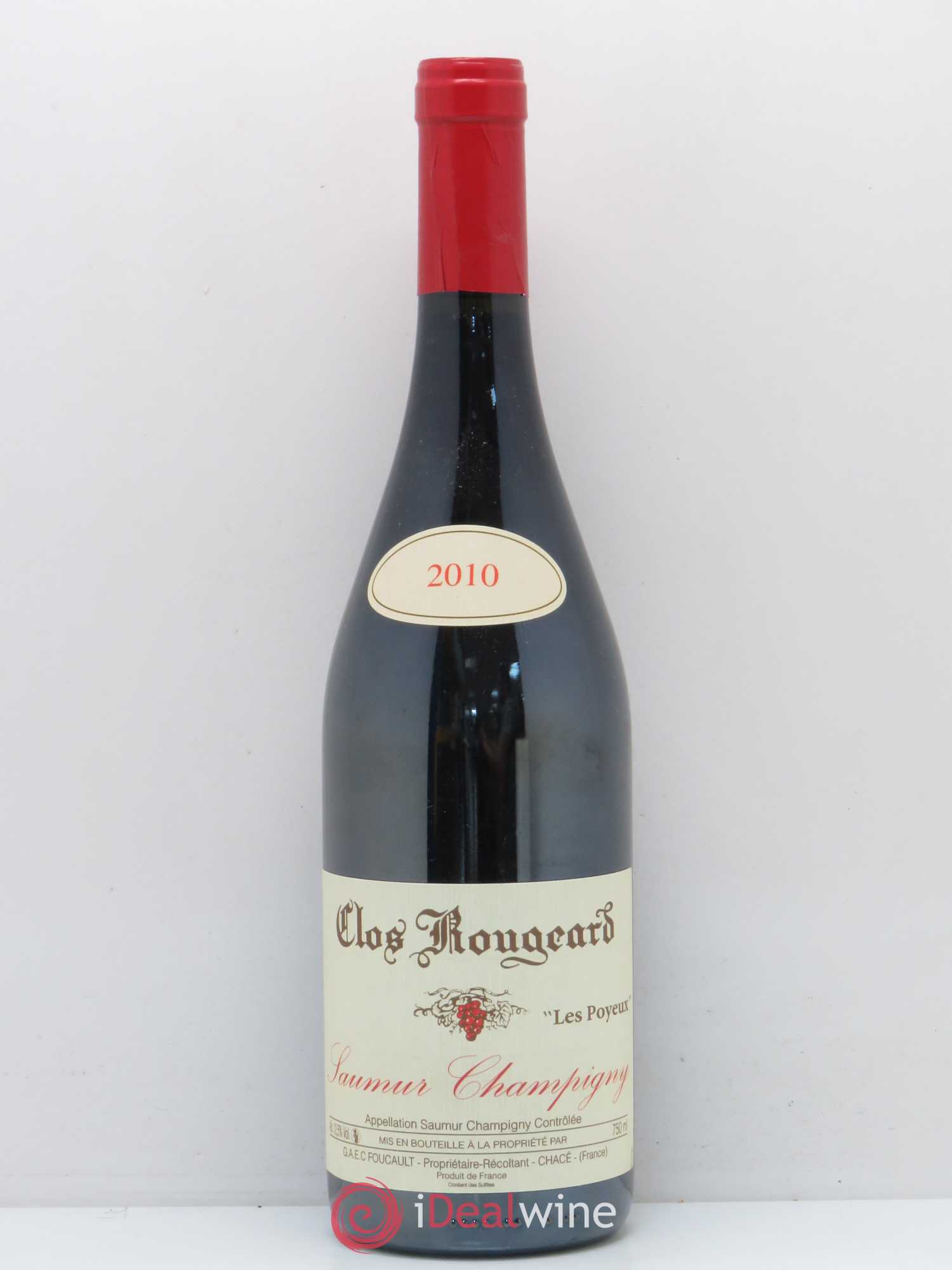 Saumur-Champigny Les Poyeux Clos Rougeard 2010 - Lot de 1 bouteille - 0