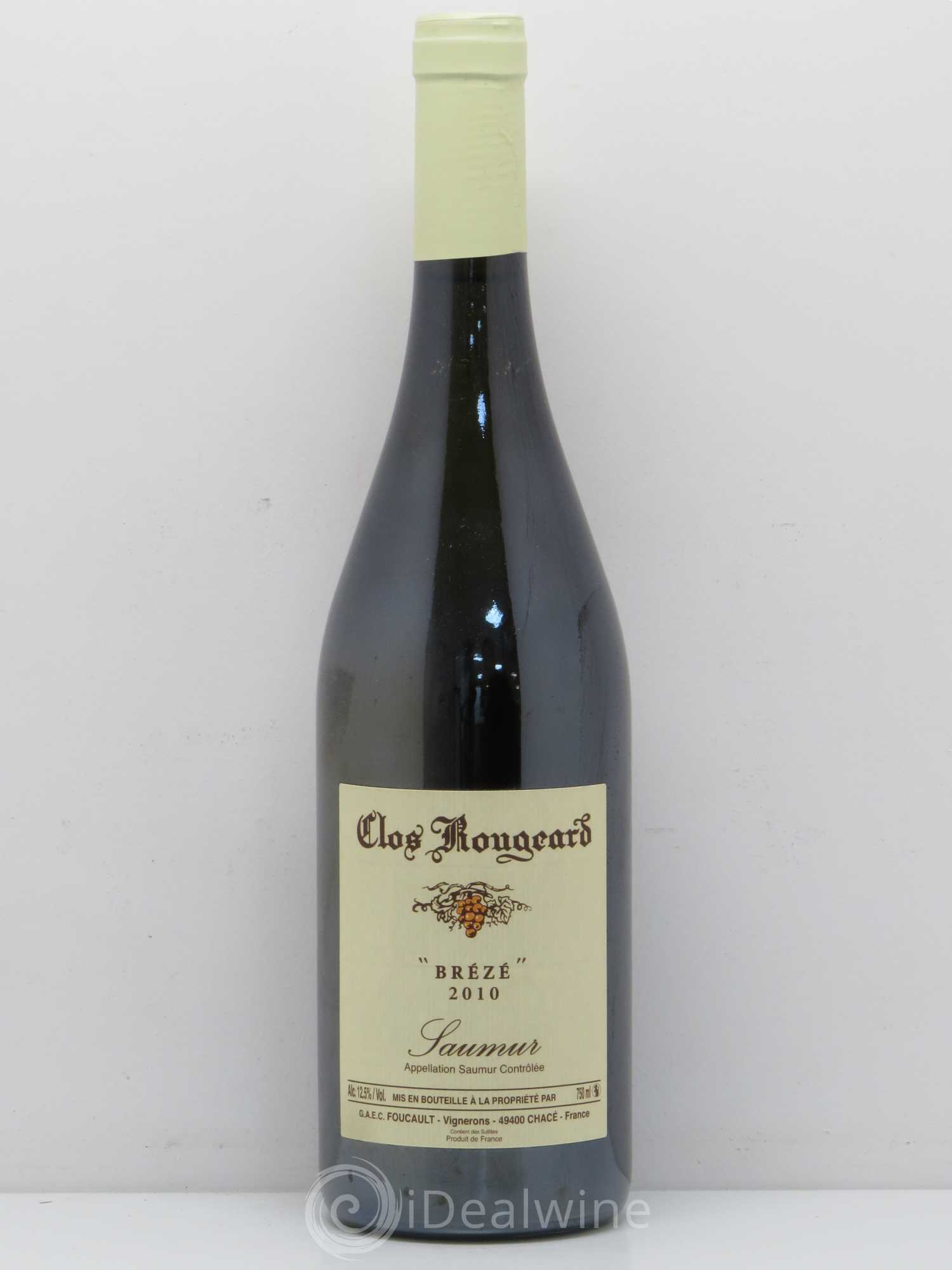 Saumur Brézé Clos Rougeard 2010 - Lot de 1 bouteille - 0