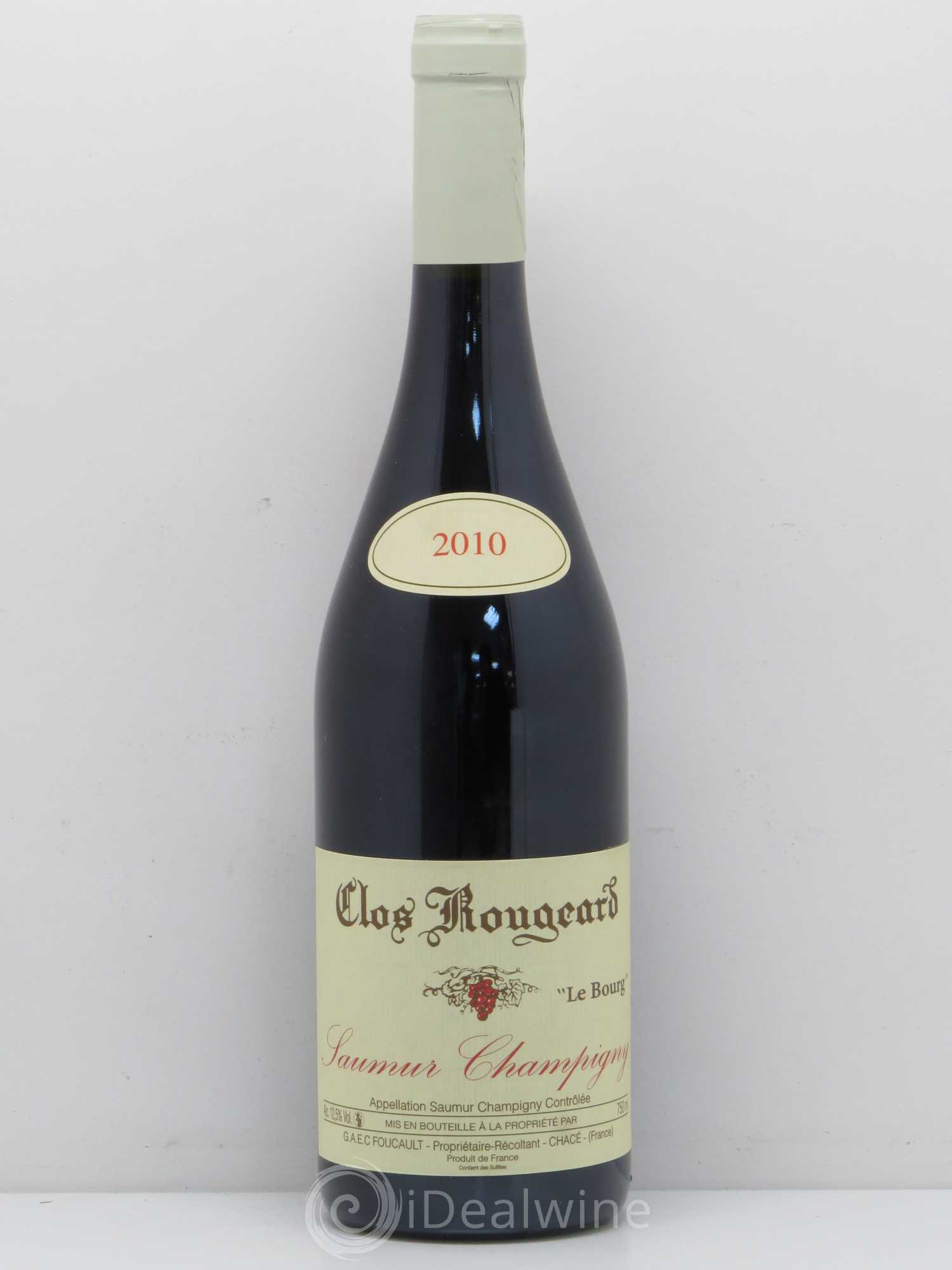 Saumur-Champigny Le Bourg Clos Rougeard 2010 - Lot de 1 bouteille - 0