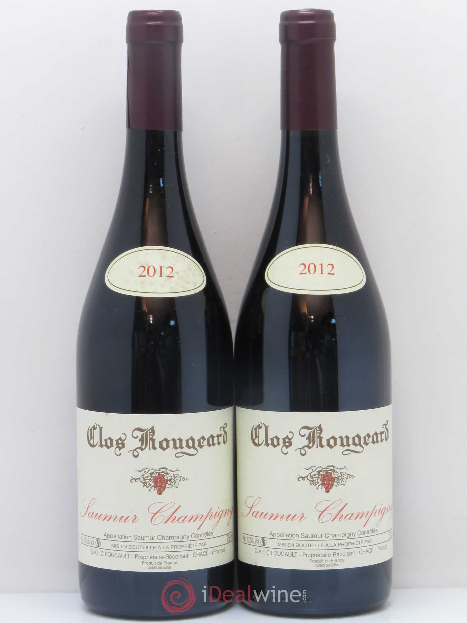 Saumur-Champigny Clos Rougeard 2012 - Lot de 2 bouteilles - 0