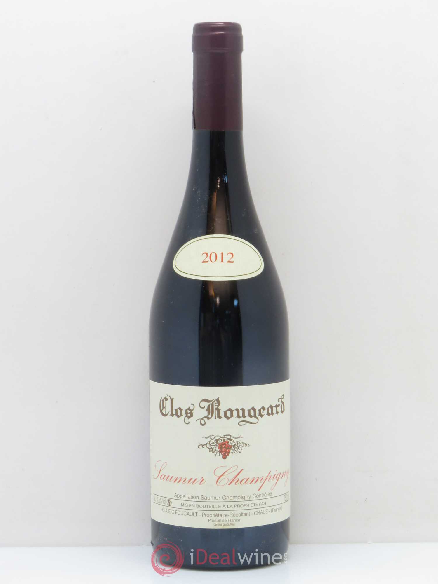 Saumur-Champigny Clos Rougeard 2012 - Lot de 1 bouteille - 0