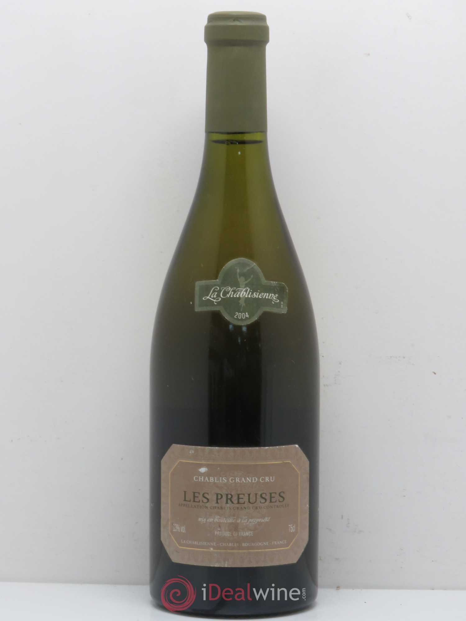 Chablis Grand Cru Les Preuses La Chablisienne 2004 - Lot de 1 bouteille - 0