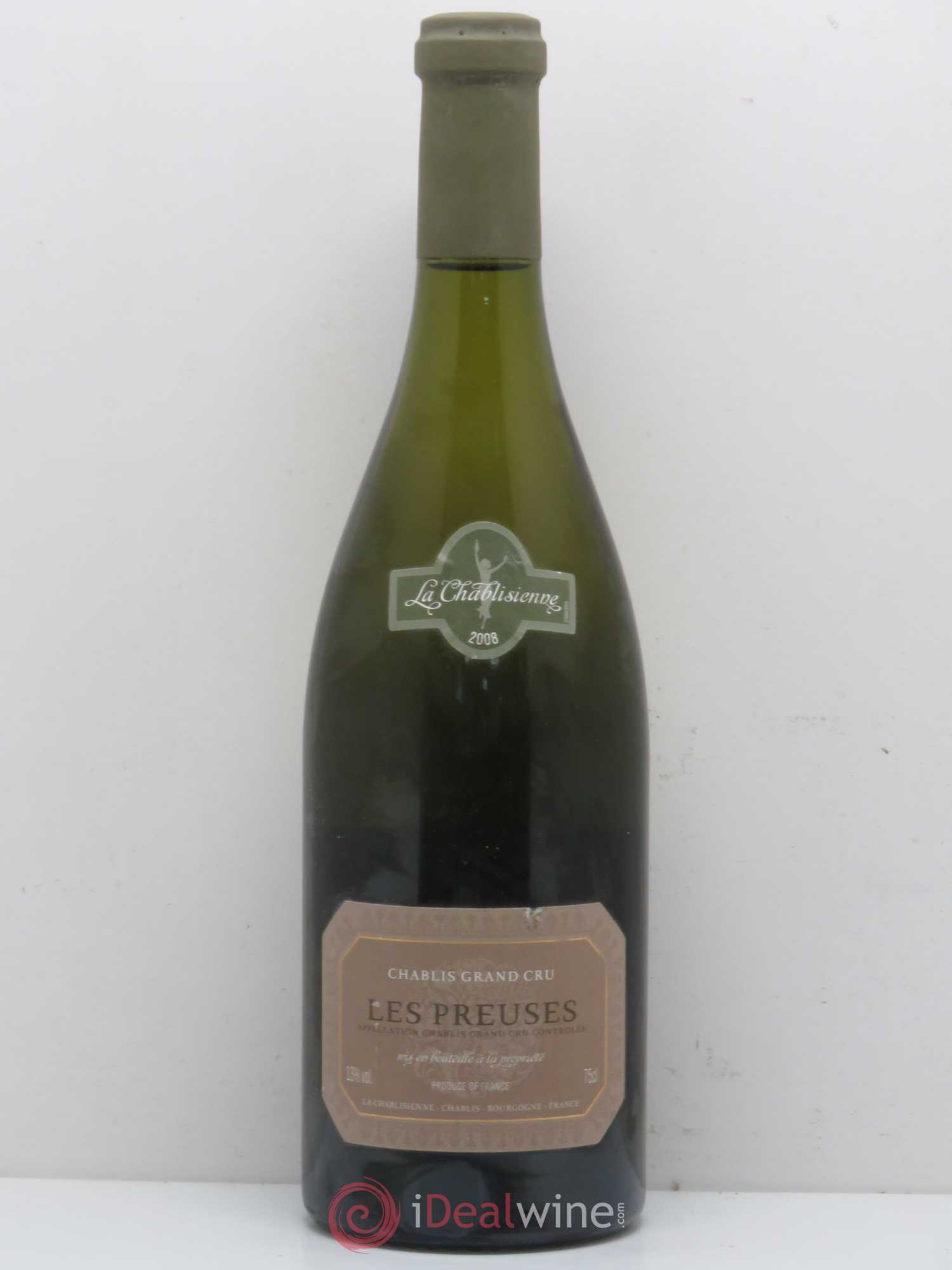 Chablis Grand Cru Les Preuses La Chablisienne 2008 - Lot de 1 bouteille - 0