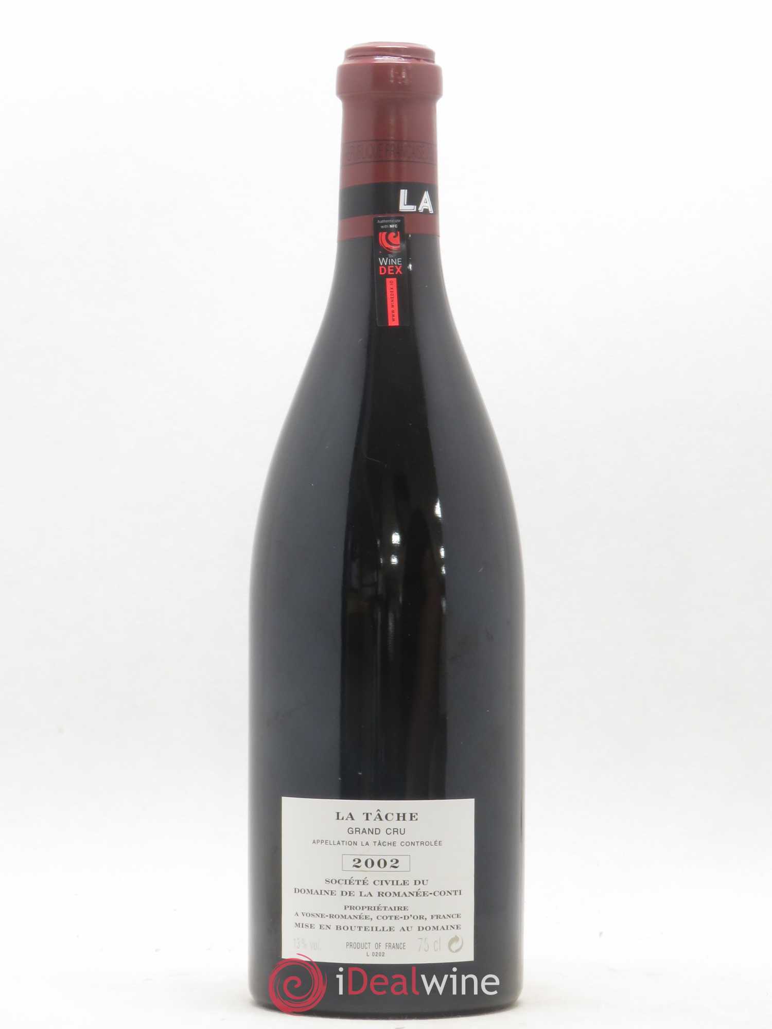 La Tâche Grand Cru Domaine de la Romanée-Conti 2002 - Lot de 1 bouteille - 1