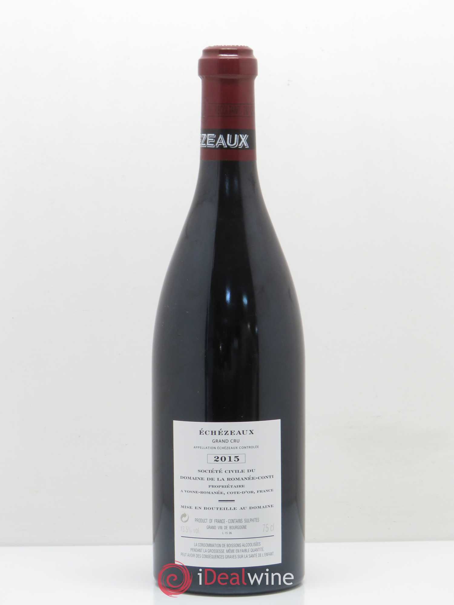Echezeaux Grand Cru Domaine de la Romanée-Conti 2015 - Lot de 1 bouteille - 1