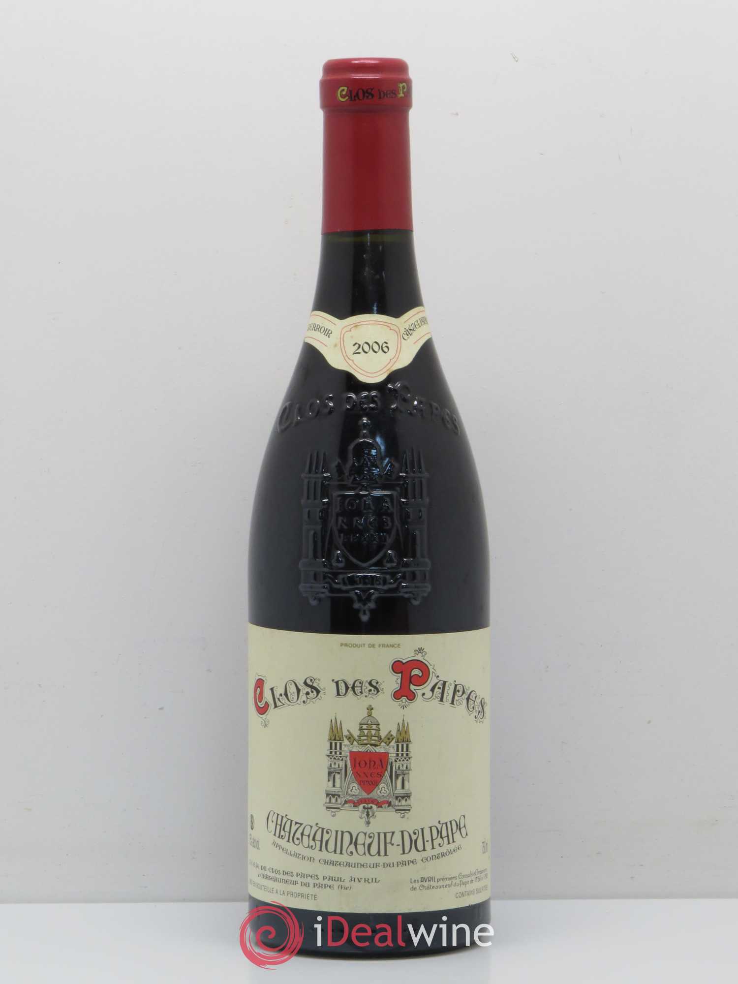 Châteauneuf-du-Pape Clos des Papes - Paul Avril 2006 - Lot de 1 bouteille - 0