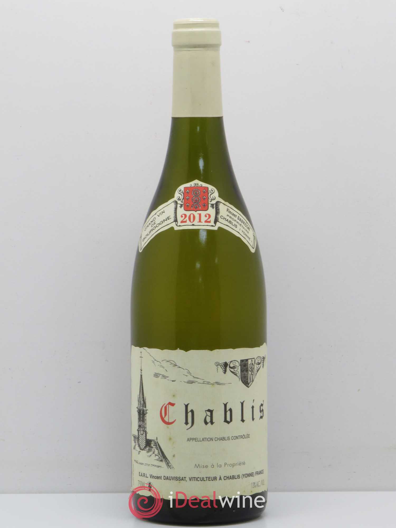 Chablis Vincent Dauvissat (Domaine) 2012 - Lot de 1 bouteille - 0