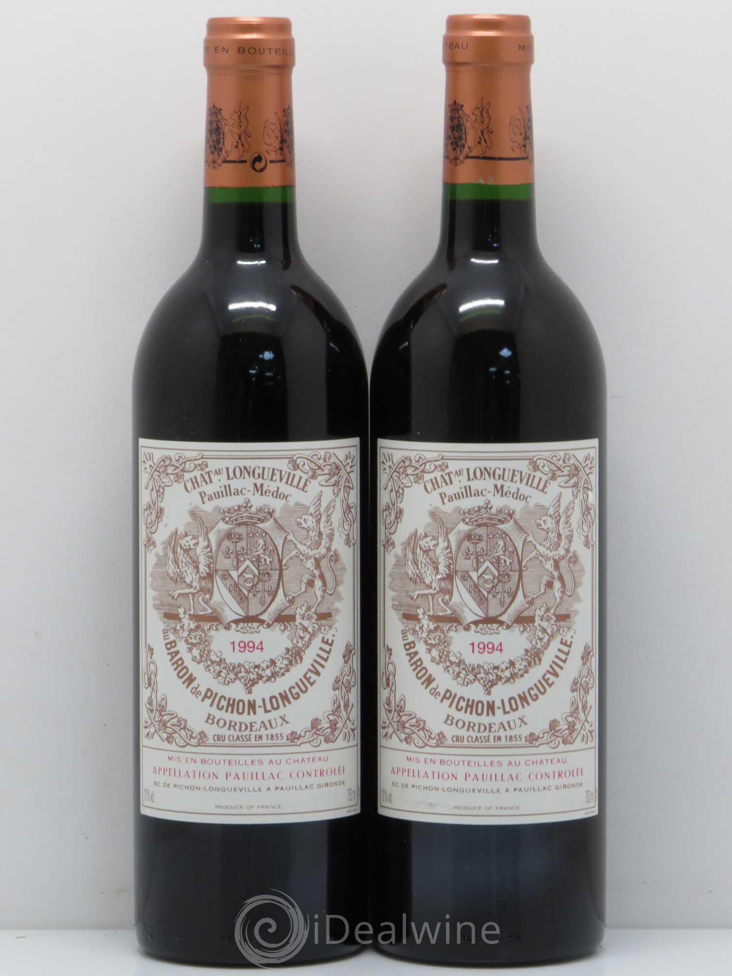 Pichon Longueville Baron 2ème Grand Cru Classé 1994 - Lot de 2 bouteilles - 0
