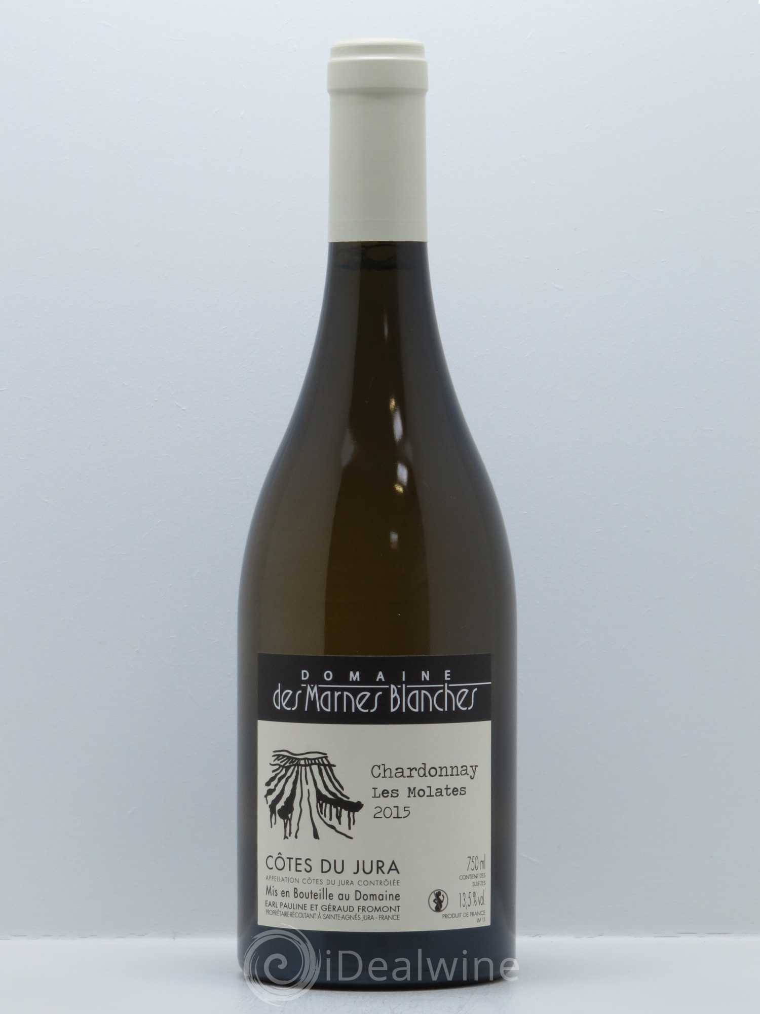 Côtes du Jura Les Molates Chardonnay Marnes Blanches (Domaine des) 2015 - Lot de 1 bouteille - 0