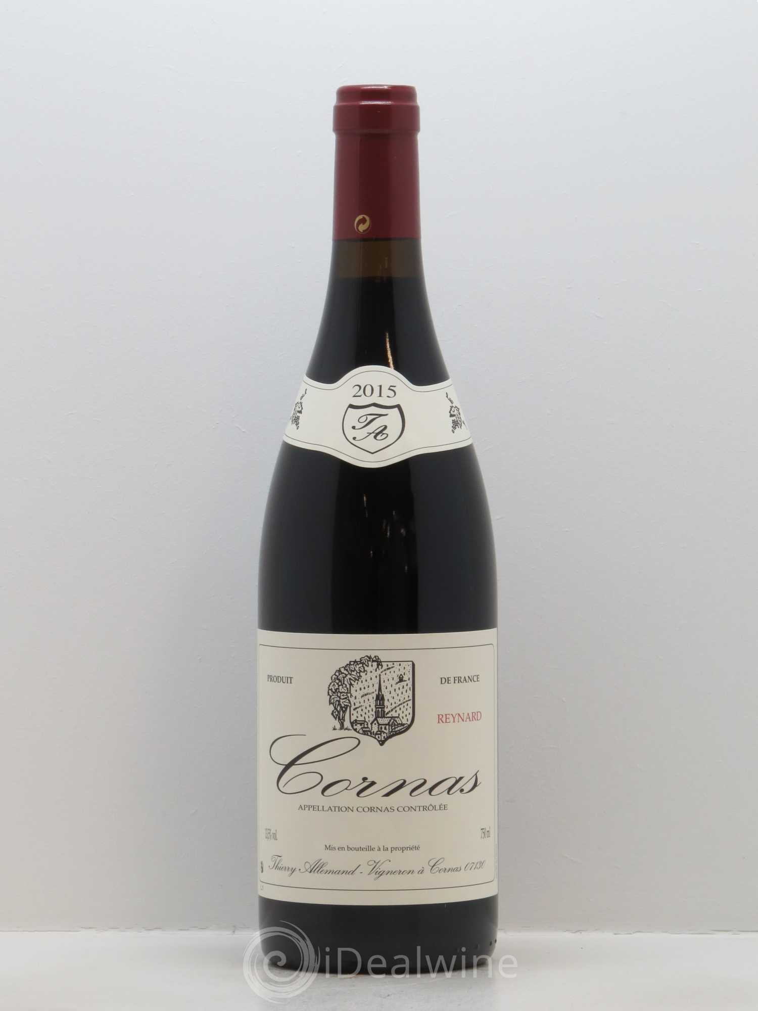 Cornas Reynard Thierry Allemand 2015 - Lot de 1 bouteille - 0