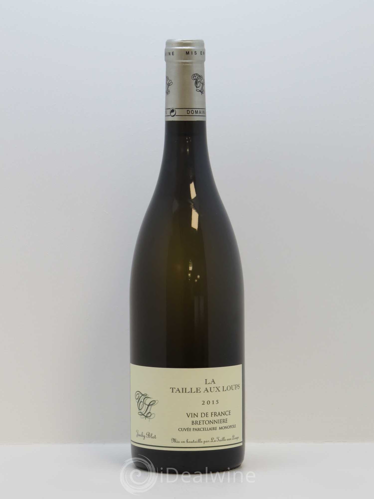 Vin de France Bretonnière La Taille aux Loups - Jacky Blot 2015 - Lot de 1 bouteille - 0