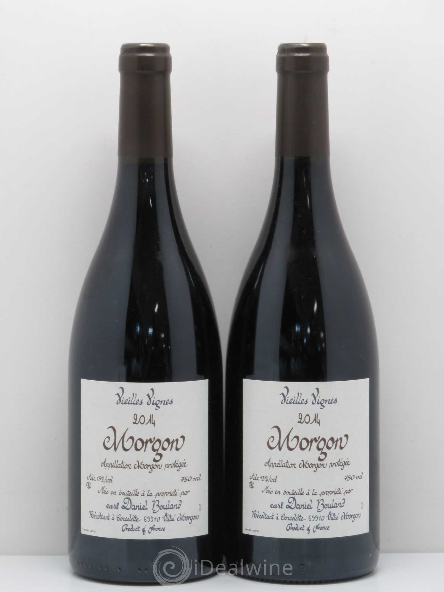Morgon Vieilles Vignes Daniel Bouland (Domaine) 2014 - Lot de 2 bouteilles - 0