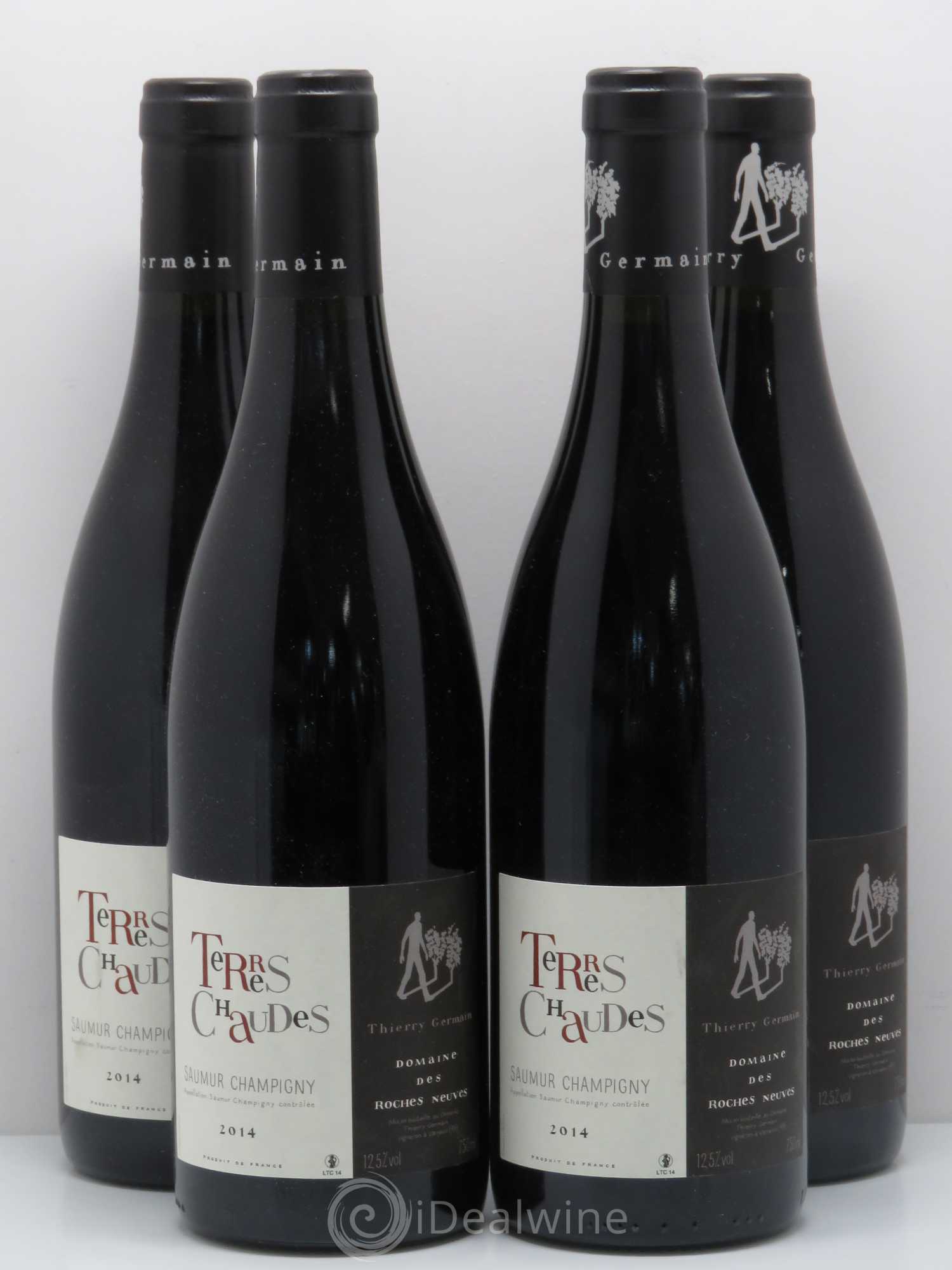 Saumur-Champigny Terres Chaudes Domaine des Roches Neuves - Thierry Germain 2014 - Lot de 4 bouteilles - 0
