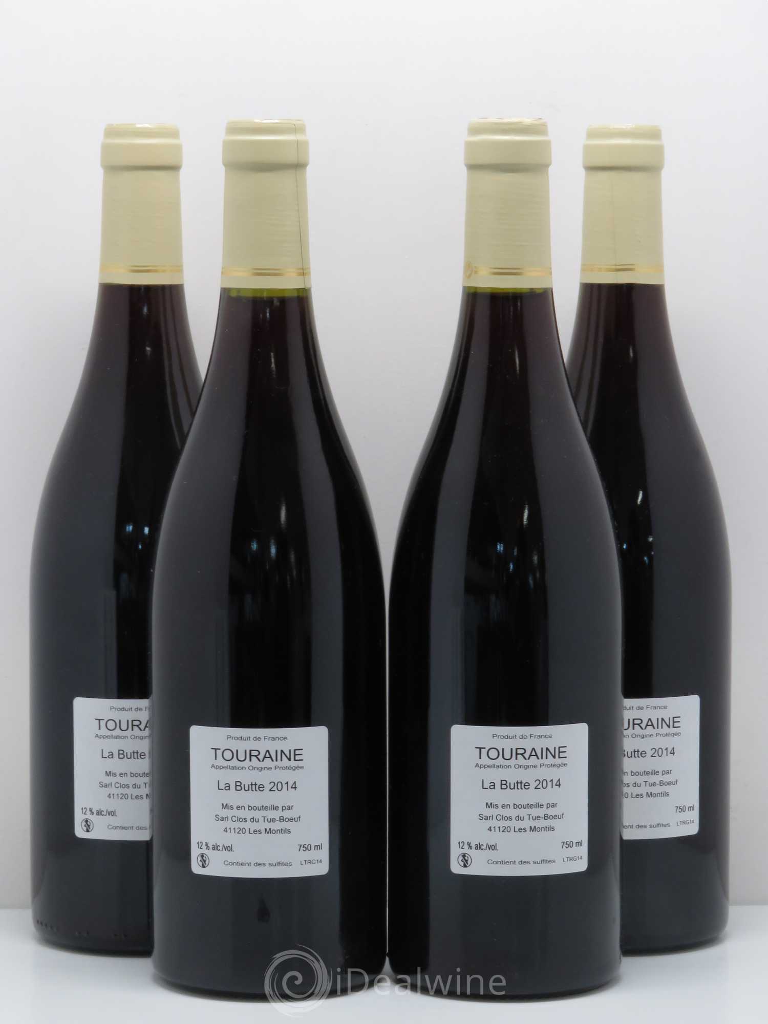 Touraine La Butte Clos du Tue-Boeuf 2014 - Lot de 4 bouteilles - 1