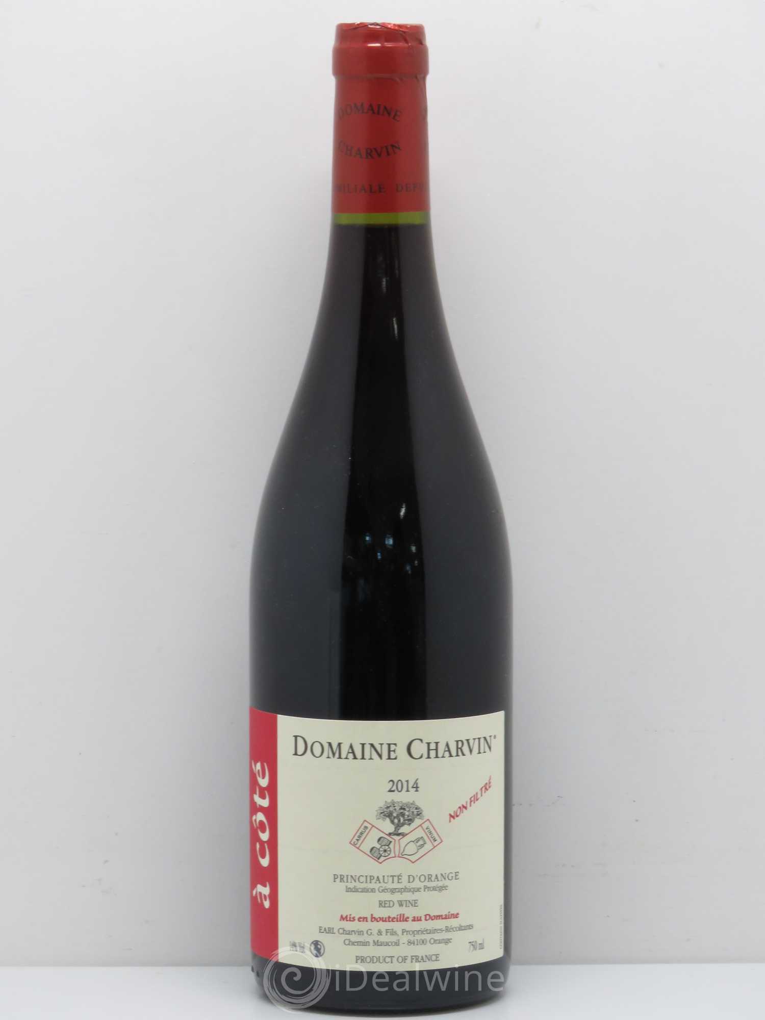 Principauté d'Orange A Côté Charvin (Domaine) 2014 - Lot de 1 bouteille - 0