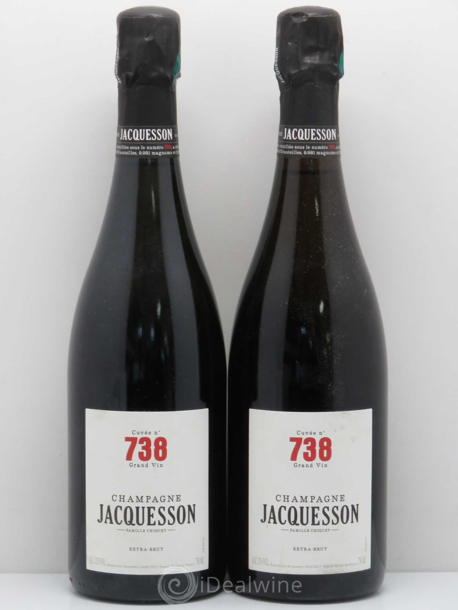 Cuvée 738 Extra-Brut Jacquesson - Lot de 2 bouteilles - 0