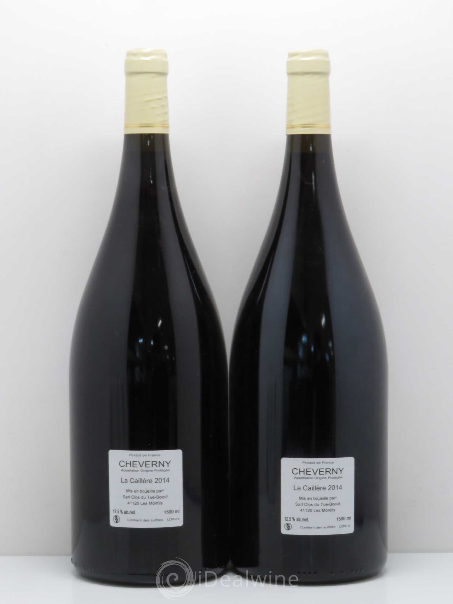 Cheverny La Caillère Clos du Tue-Boeuf 2014 - Lot de 2 magnums - 1