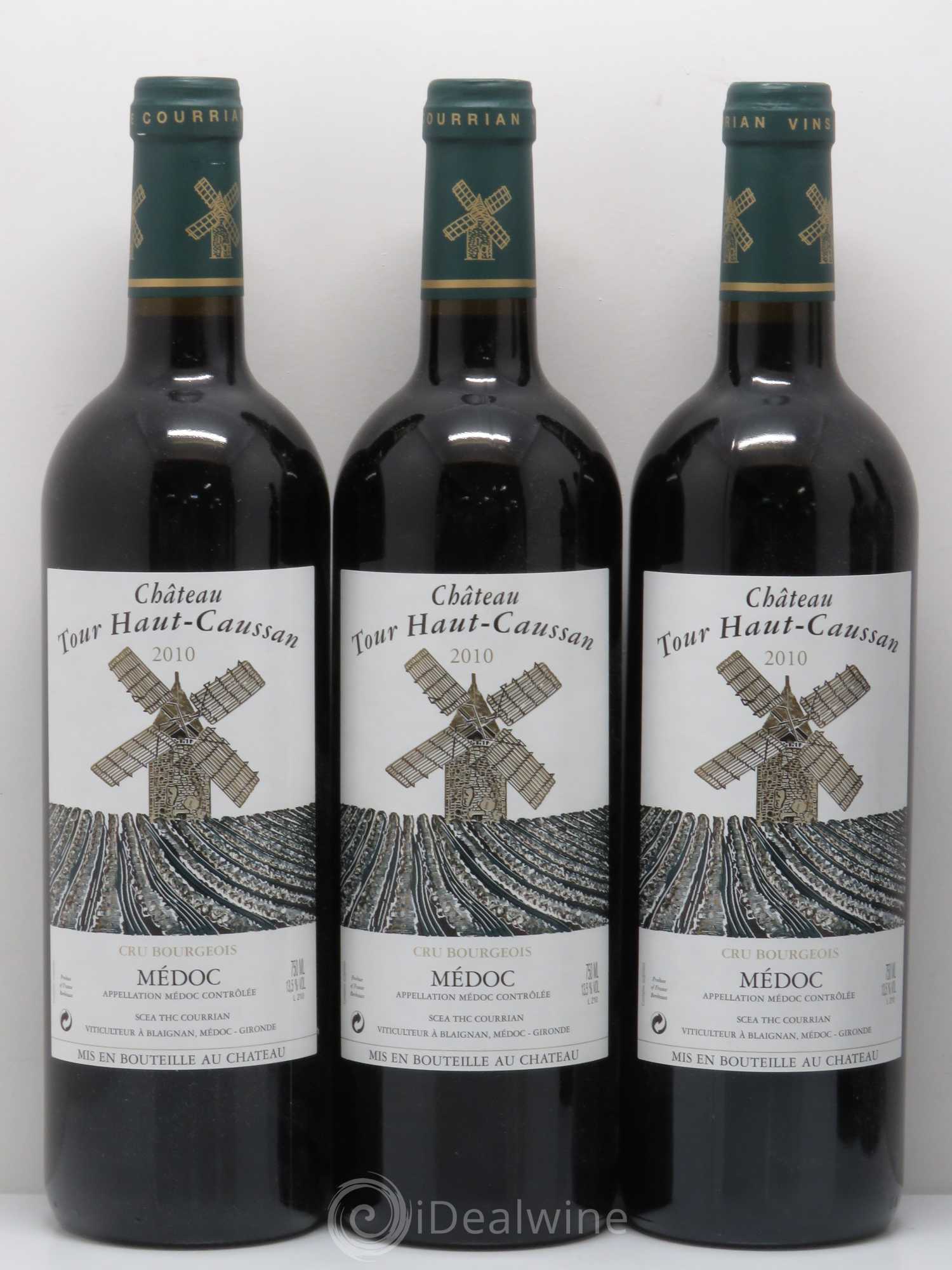 Château Tour Haut-Caussan Cru Bourgeois 2010 - Lot de 5 bouteilles - 1
