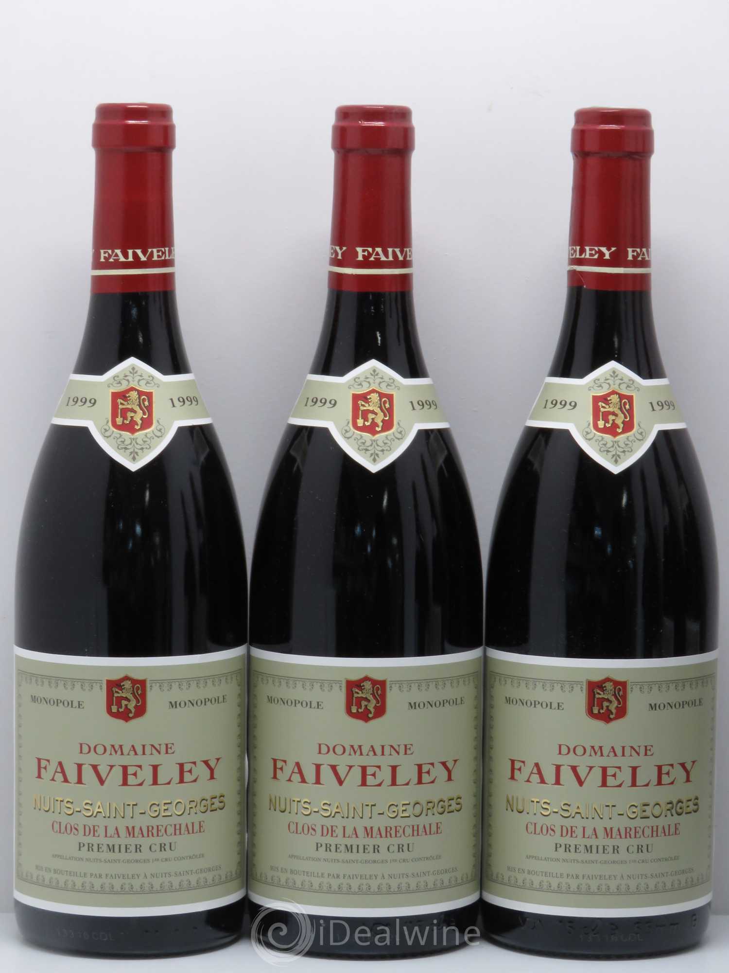 Nuits-Saint-Georges 1er Cru Clos de La Maréchale Jacques-Frédéric Mugnier 1999 - Lot de 6 bouteilles - 1