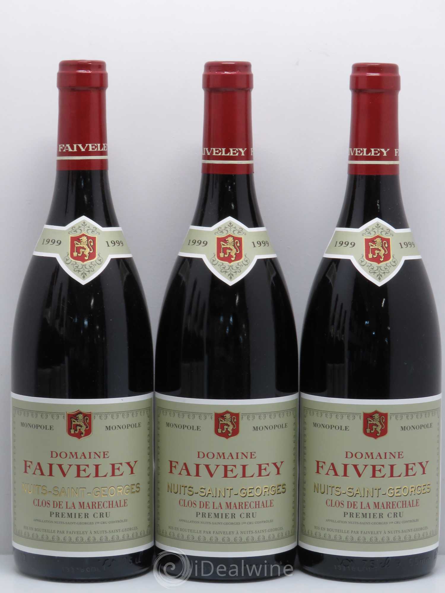 Nuits-Saint-Georges 1er Cru Clos de La Maréchale Jacques-Frédéric Mugnier 1999 - Lot de 6 bouteilles - 2