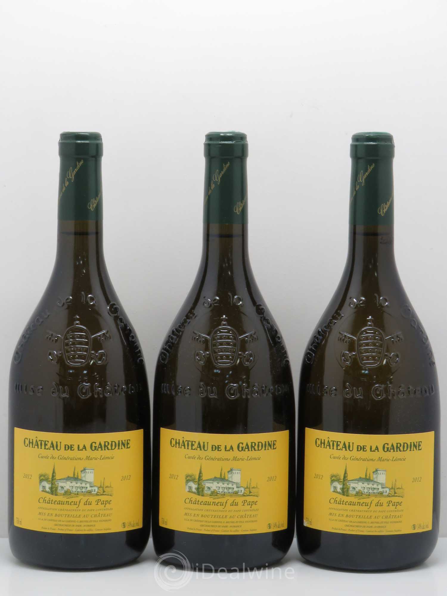 Châteauneuf-du-Pape La Gardine Cuvée des Générations Marie Léoncie Famille Brunel 2012 - Lot de 6 bouteilles - 2
