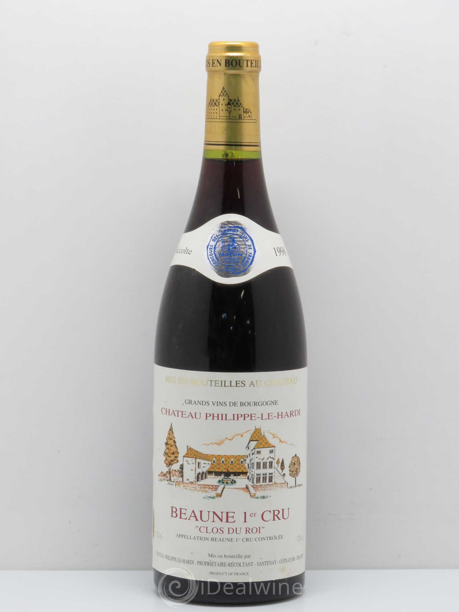 Beaune 1er Cru Clos Du Roi Philippe Le Hardi 1998 - Posten von 1 Flasche - 0