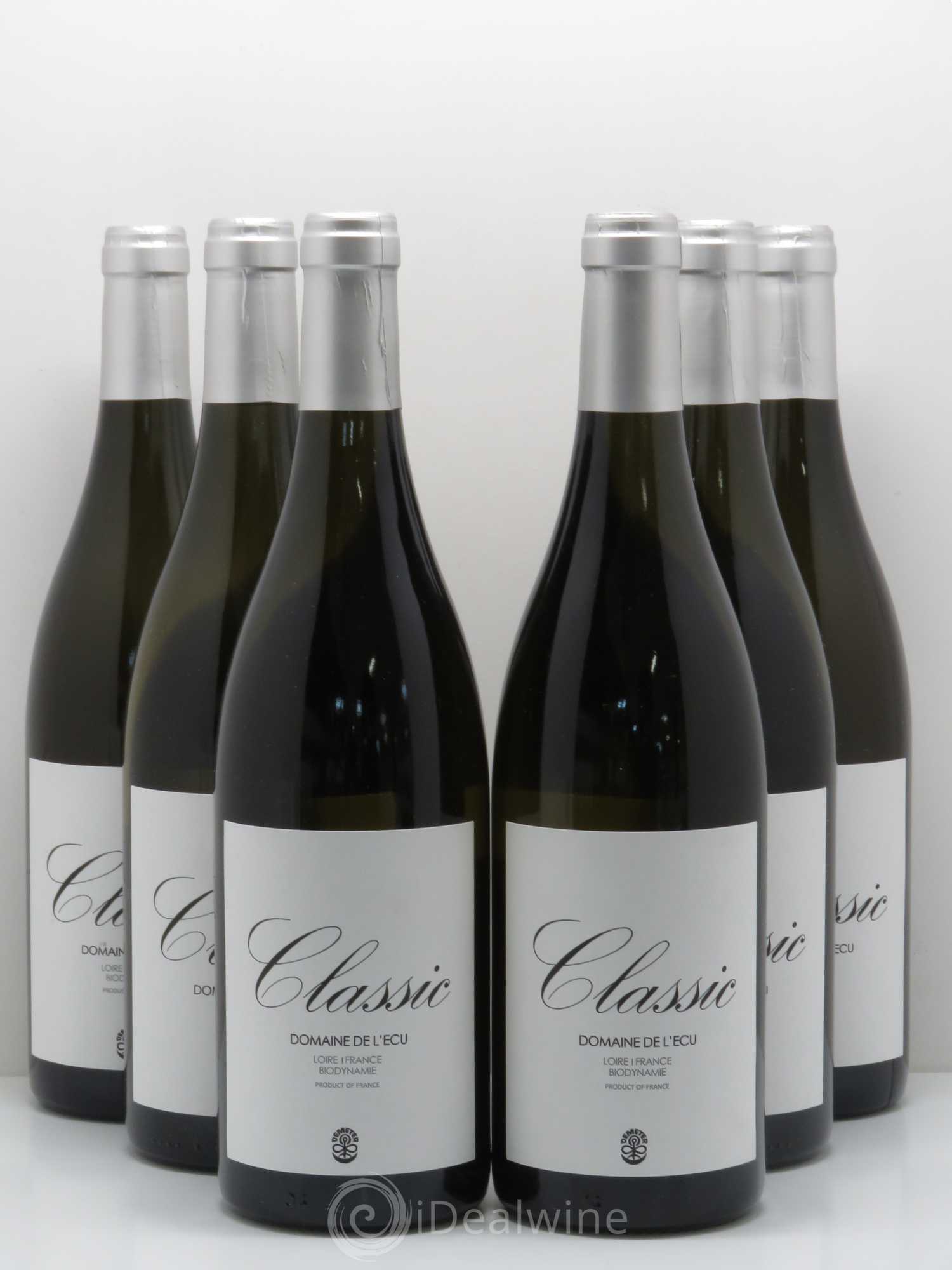 Muscadet-Sèvre-et-Maine Classique Domaine de L'Ecu 2014 - Lot de 6 bouteilles - 0