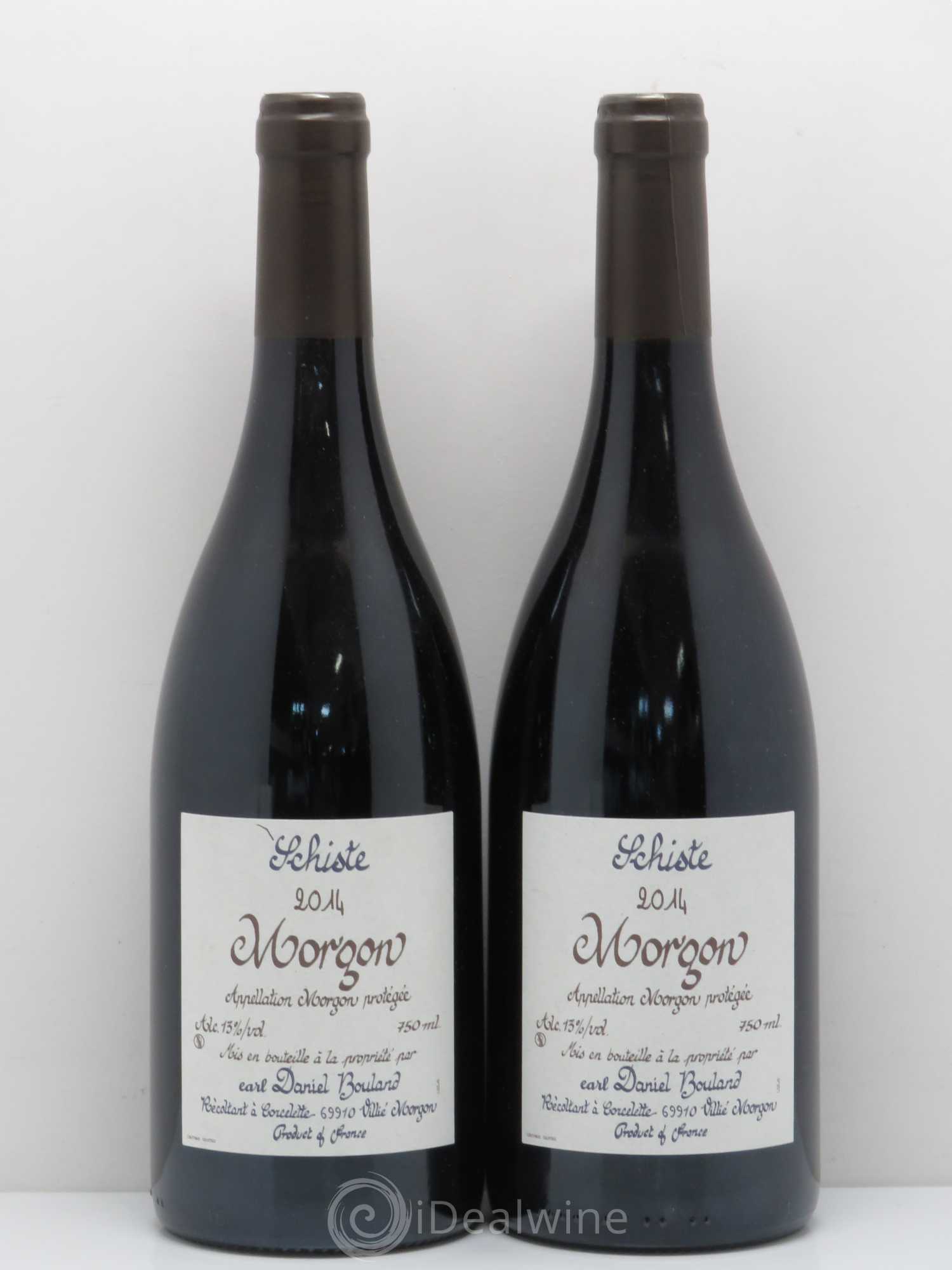 Morgon Schiste Daniel Bouland (Domaine) 2015 - Lot de 2 bouteilles - 0