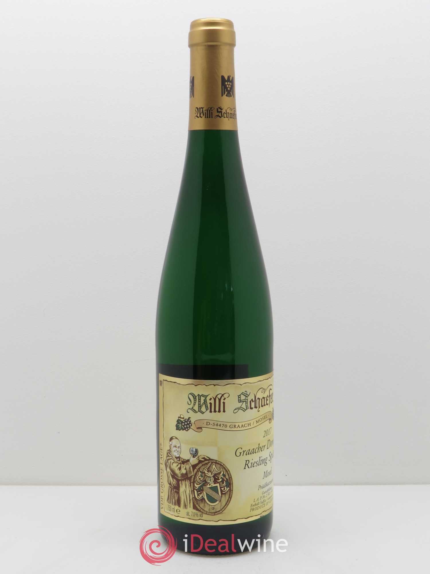 Riesling Willi Schaefer Graacher Domprobst Spatlese 05 2017 - Lot de 1 bouteille - 1