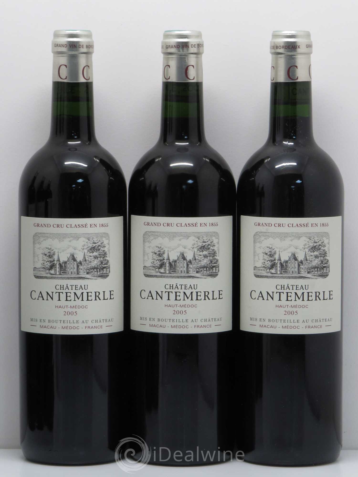 Château Cantemerle 5ème Grand Cru Classé 2005 - Lot de 6 bouteilles - 1