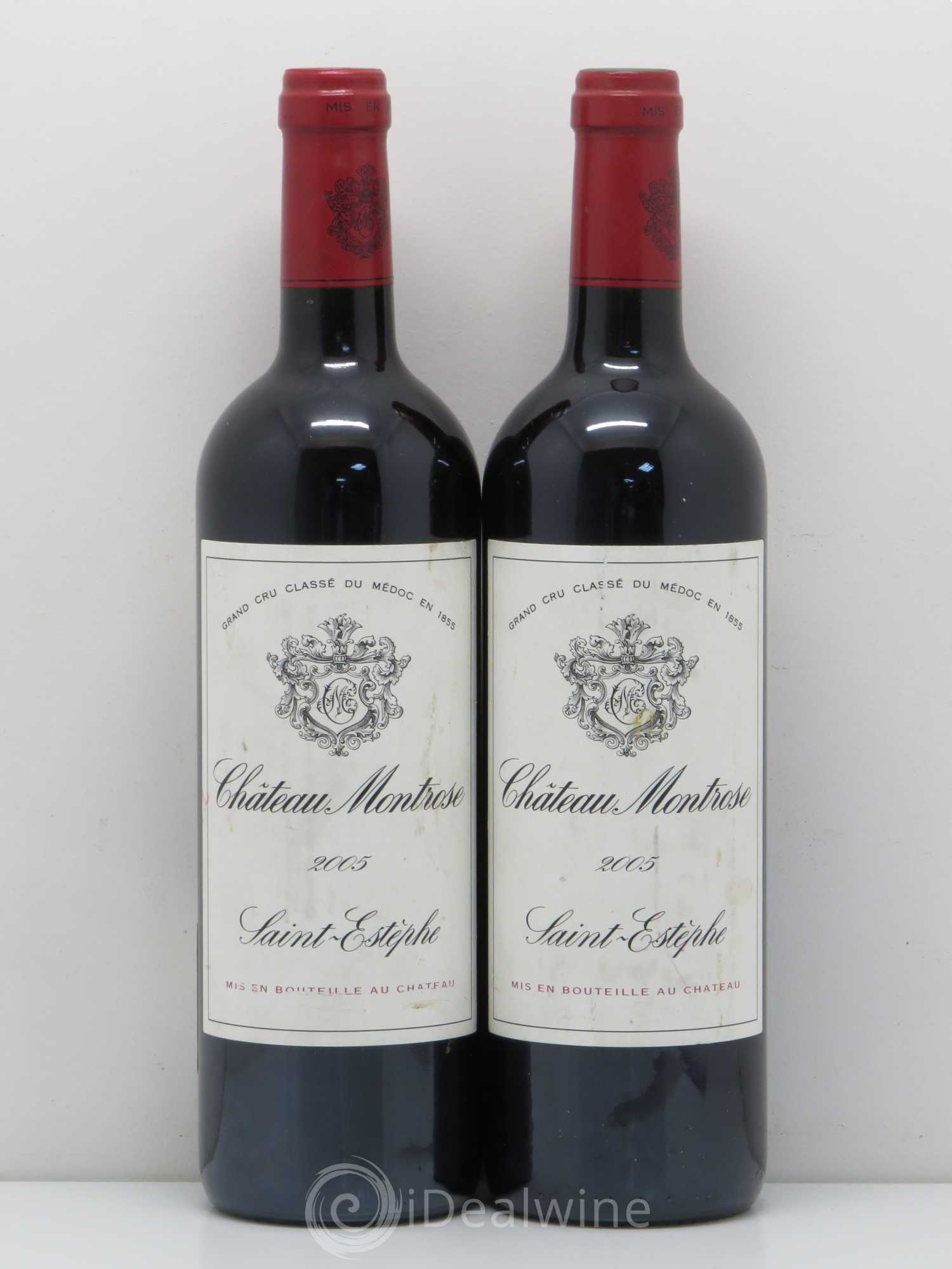 Château Montrose 2ème Grand Cru Classé 2005 - Lot de 2 bouteilles - 0