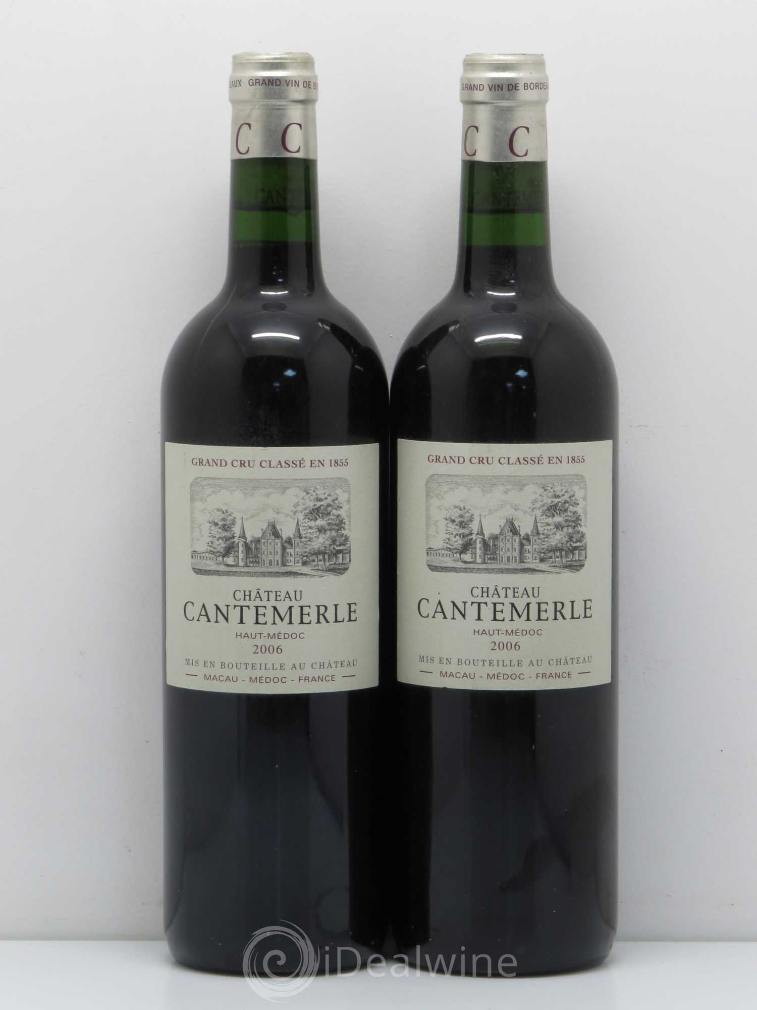 Château Cantemerle 5ème Grand Cru Classé 2006 - Lot de 2 bouteilles - 0