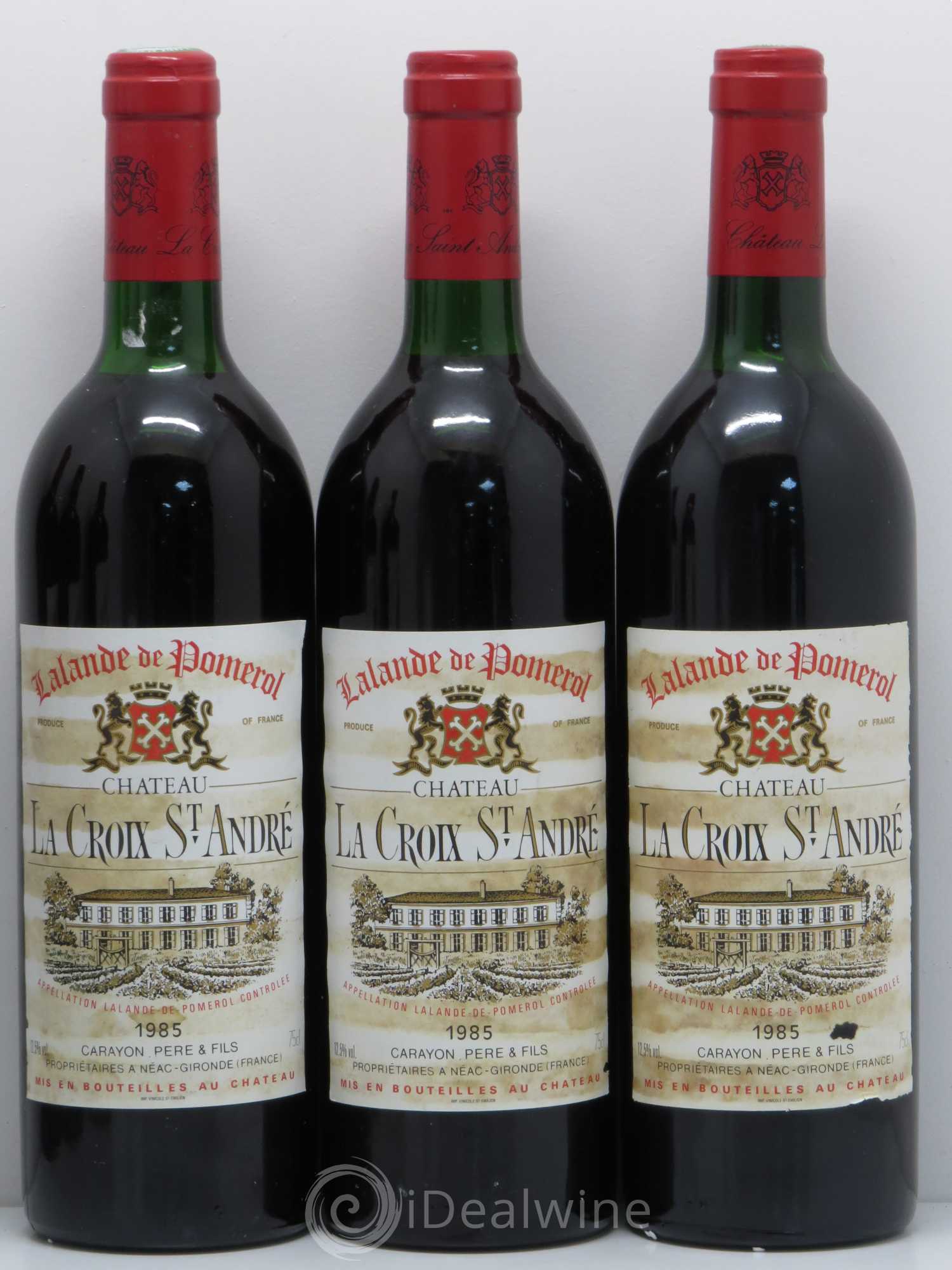 Château La Croix Saint André 1985 - Lot of 6 bottles - 1