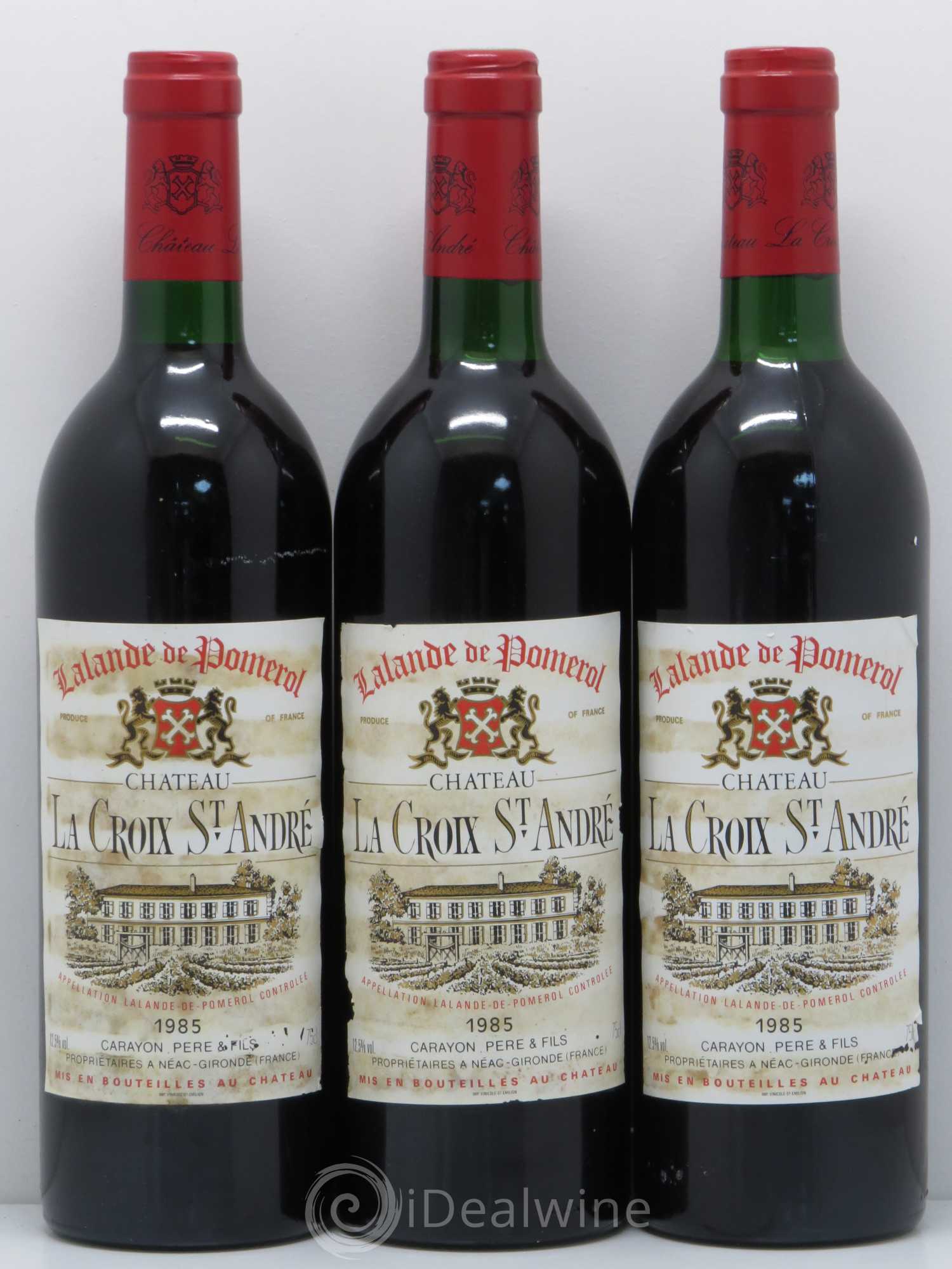 Château La Croix Saint André 1985 - Lot of 6 bottles - 2