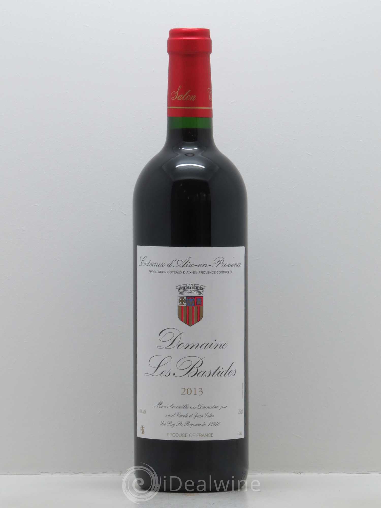 Coteaux d'Aix-en-Provence Les Bastides (Domaine) Famille Salen 2013 - Lot de 1 bouteille - 0