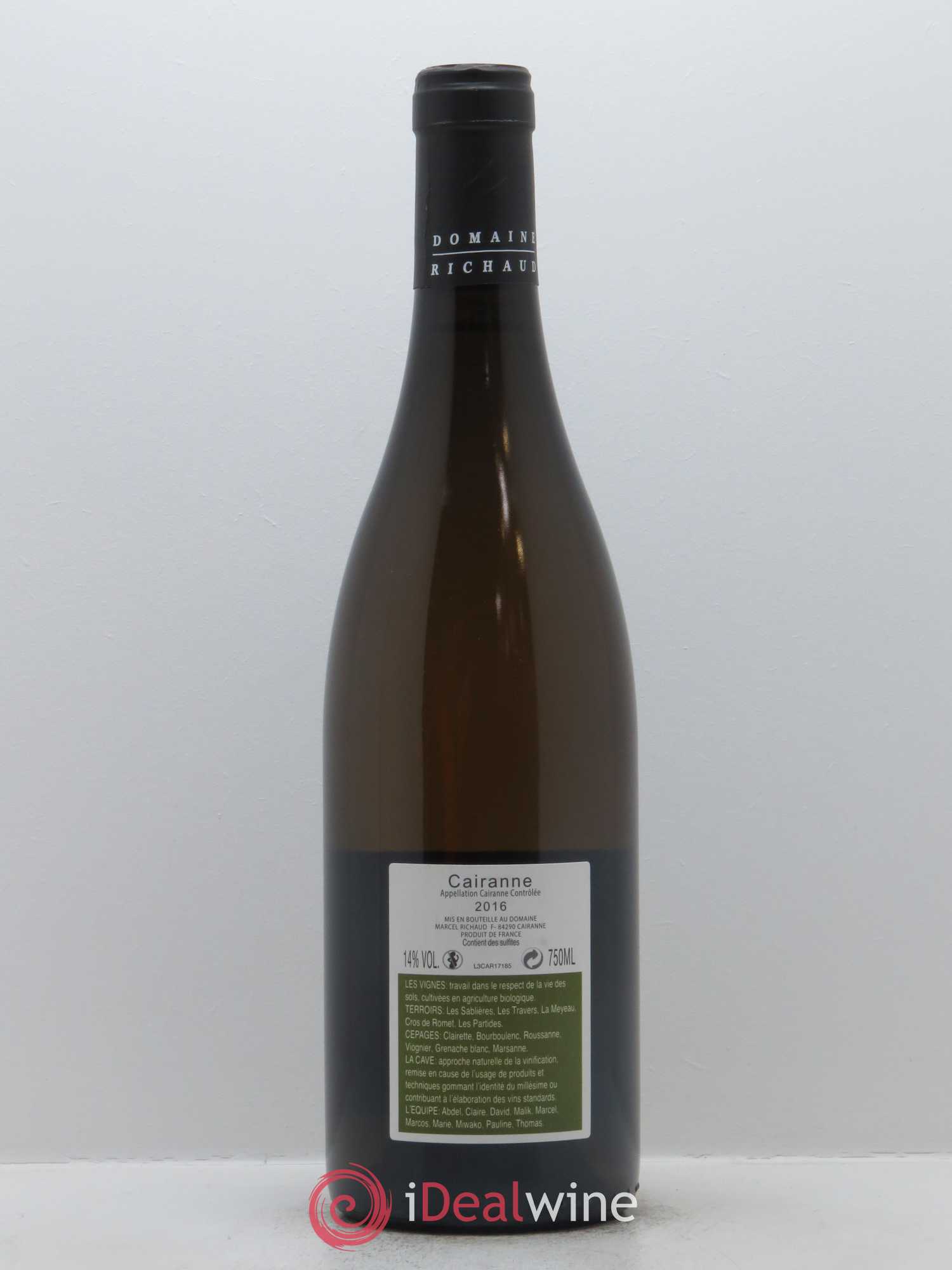 Cairanne Marcel Richaud 2016 - Lot de 1 bouteille - 1