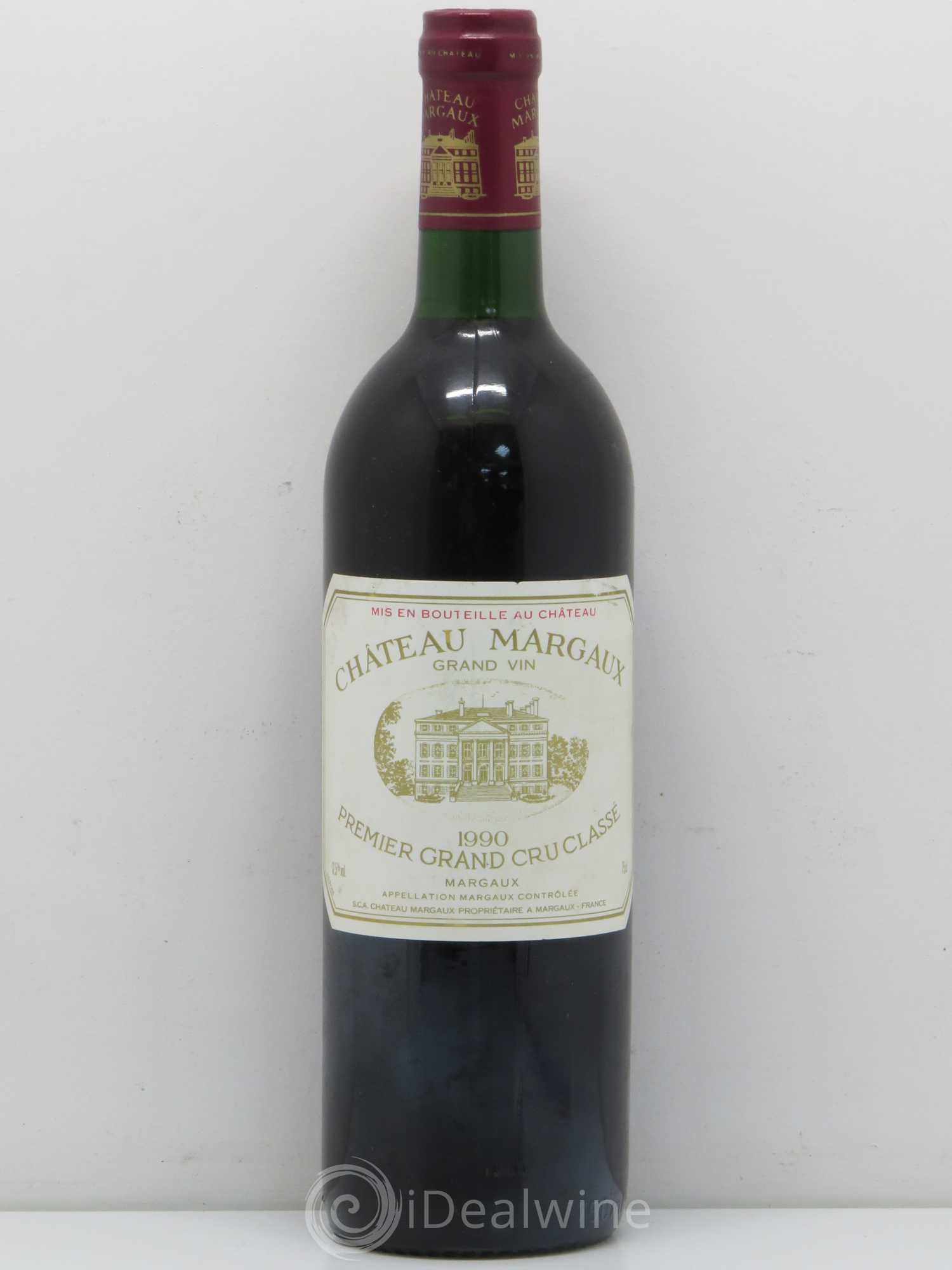 Château Margaux 1er Grand Cru Classé 1990 - Lot de 1 bouteille - 0