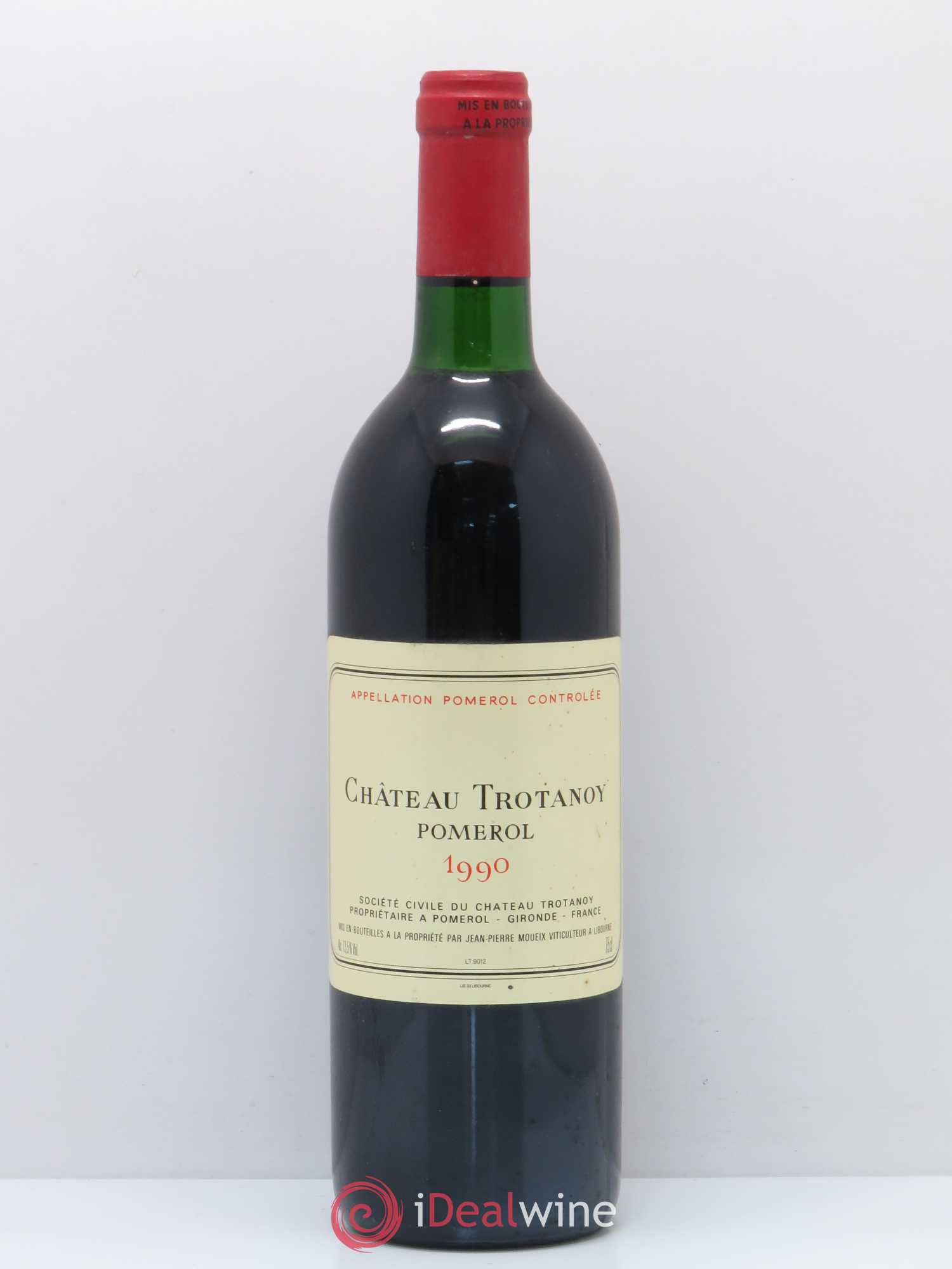 Château Trotanoy 1990 - Lot de 1 bouteille - 0