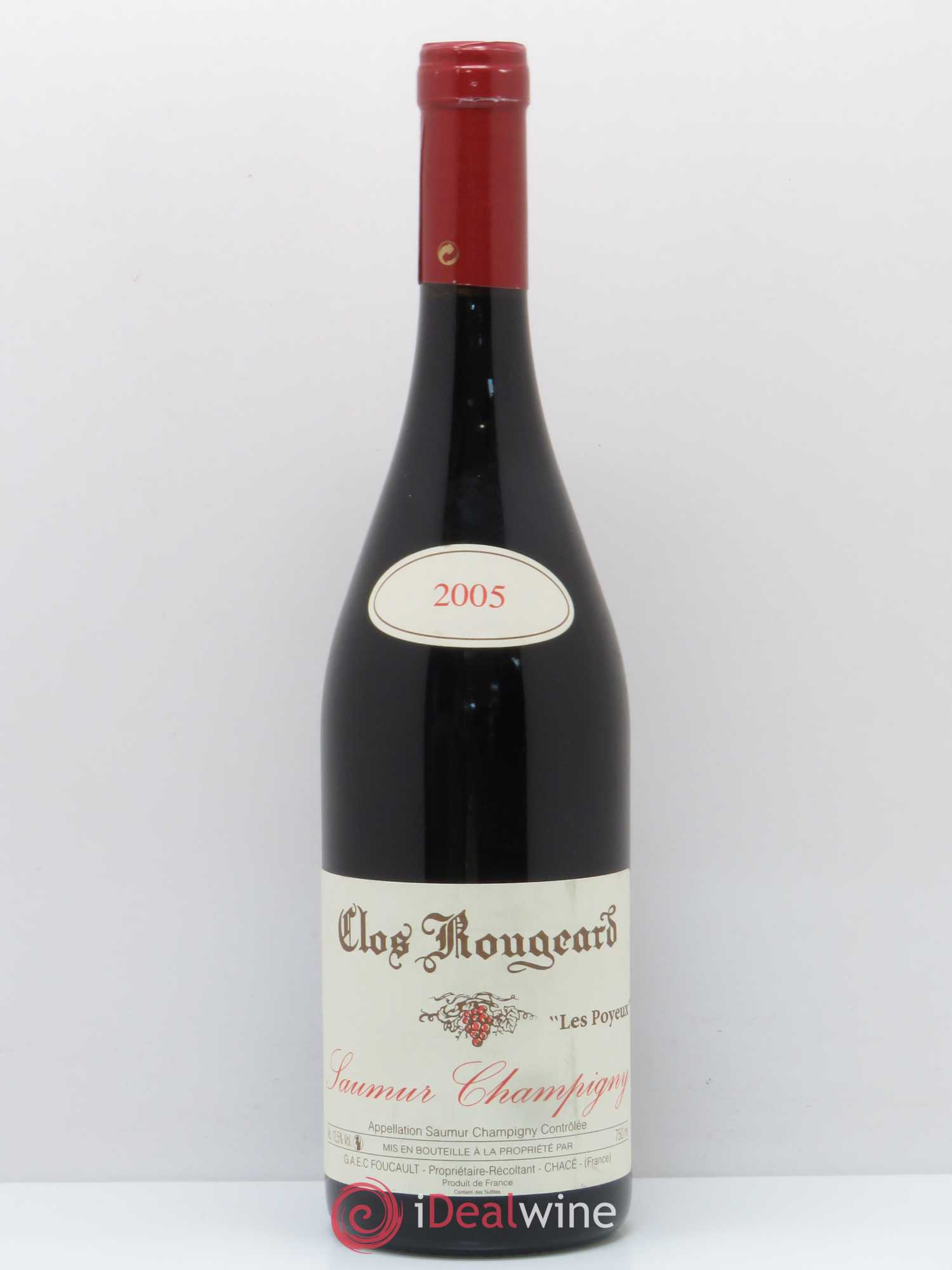 Saumur-Champigny Les Poyeux Clos Rougeard 2005 - Lot de 1 bouteille - 0