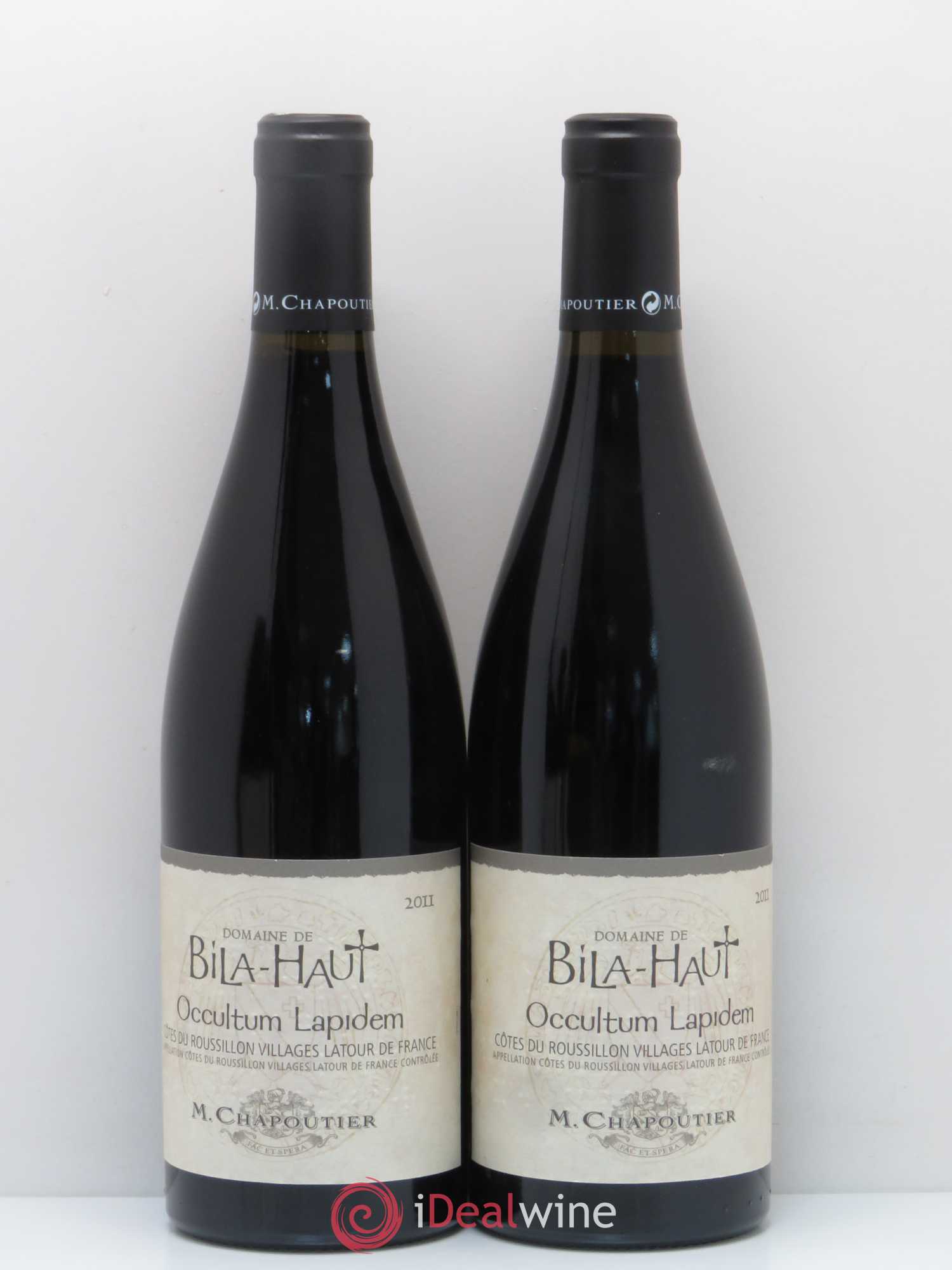 Côtes du Roussillon Villages Latour de France Bila-Haut (Domaine) Occultum Lapidem Chapoutier 2011 - Lot de 5 bouteilles - 2