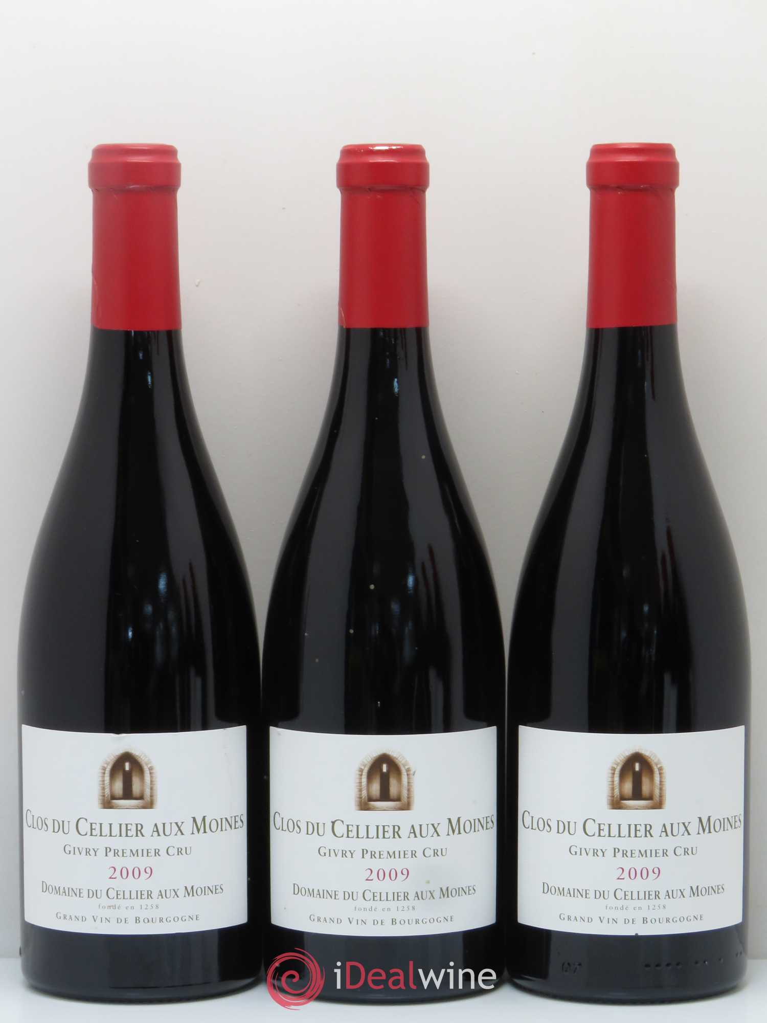 Givry 1er Cru Clos du Cellier aux Moines Devillars 2009 - Lot de 6 bouteilles - 1