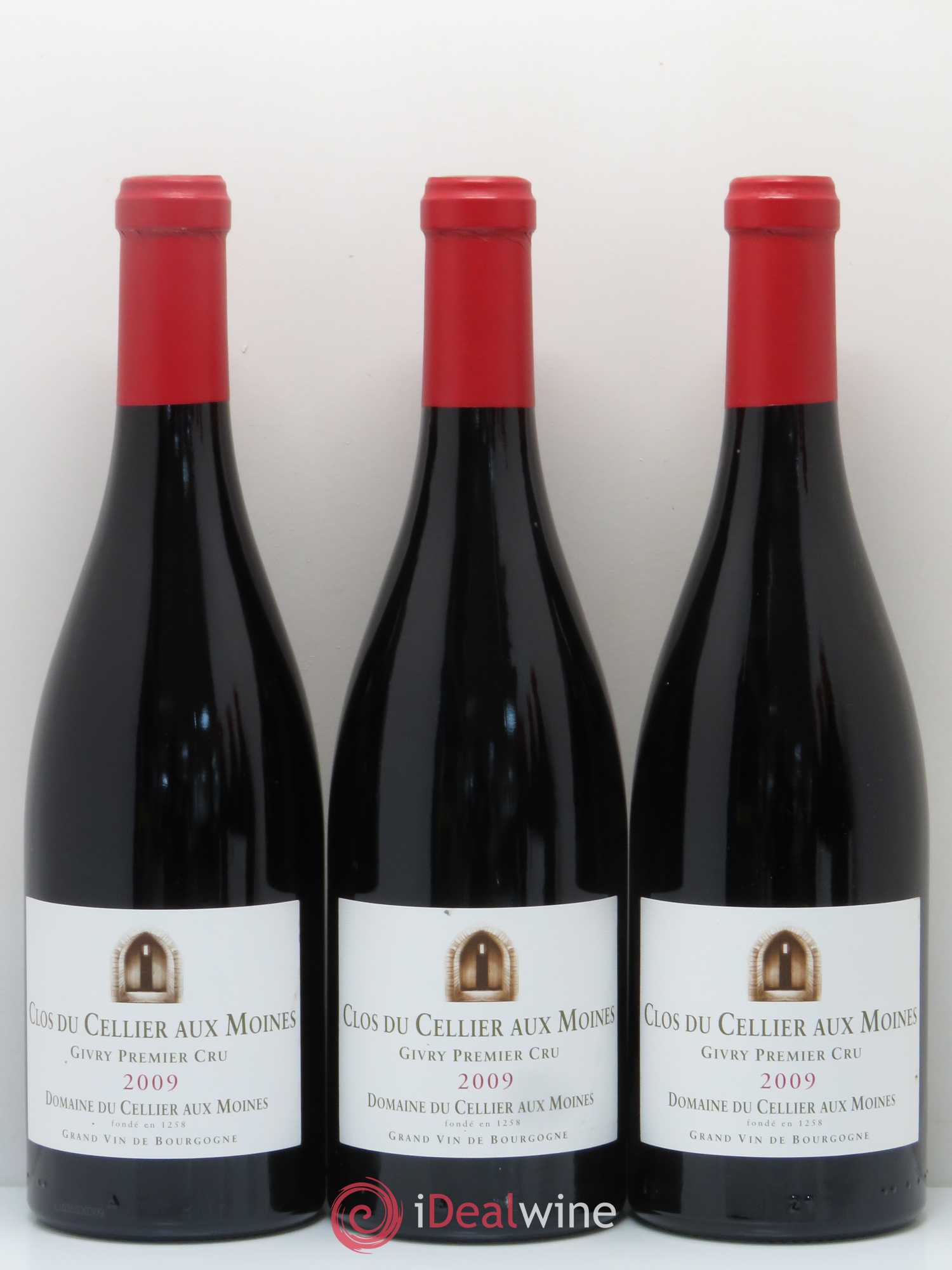 Givry 1er Cru Clos du Cellier aux Moines Devillars 2009 - Lot de 6 bouteilles - 2