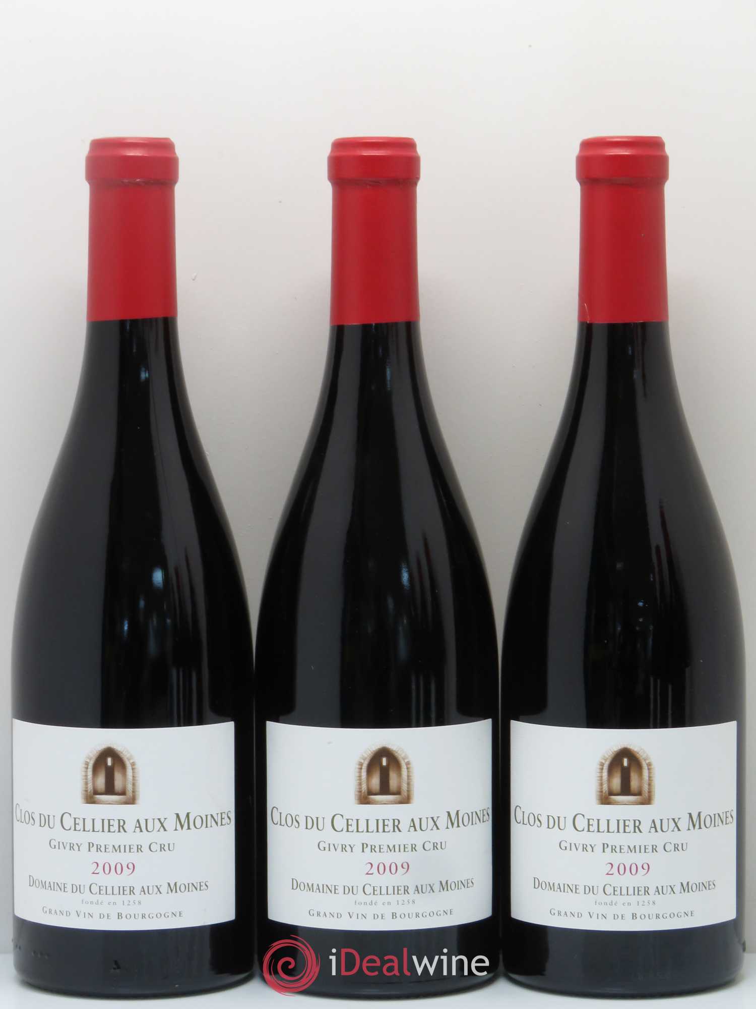 Givry 1er Cru Clos du Cellier aux Moines Devillars 2009 - Lot de 6 bouteilles - 2