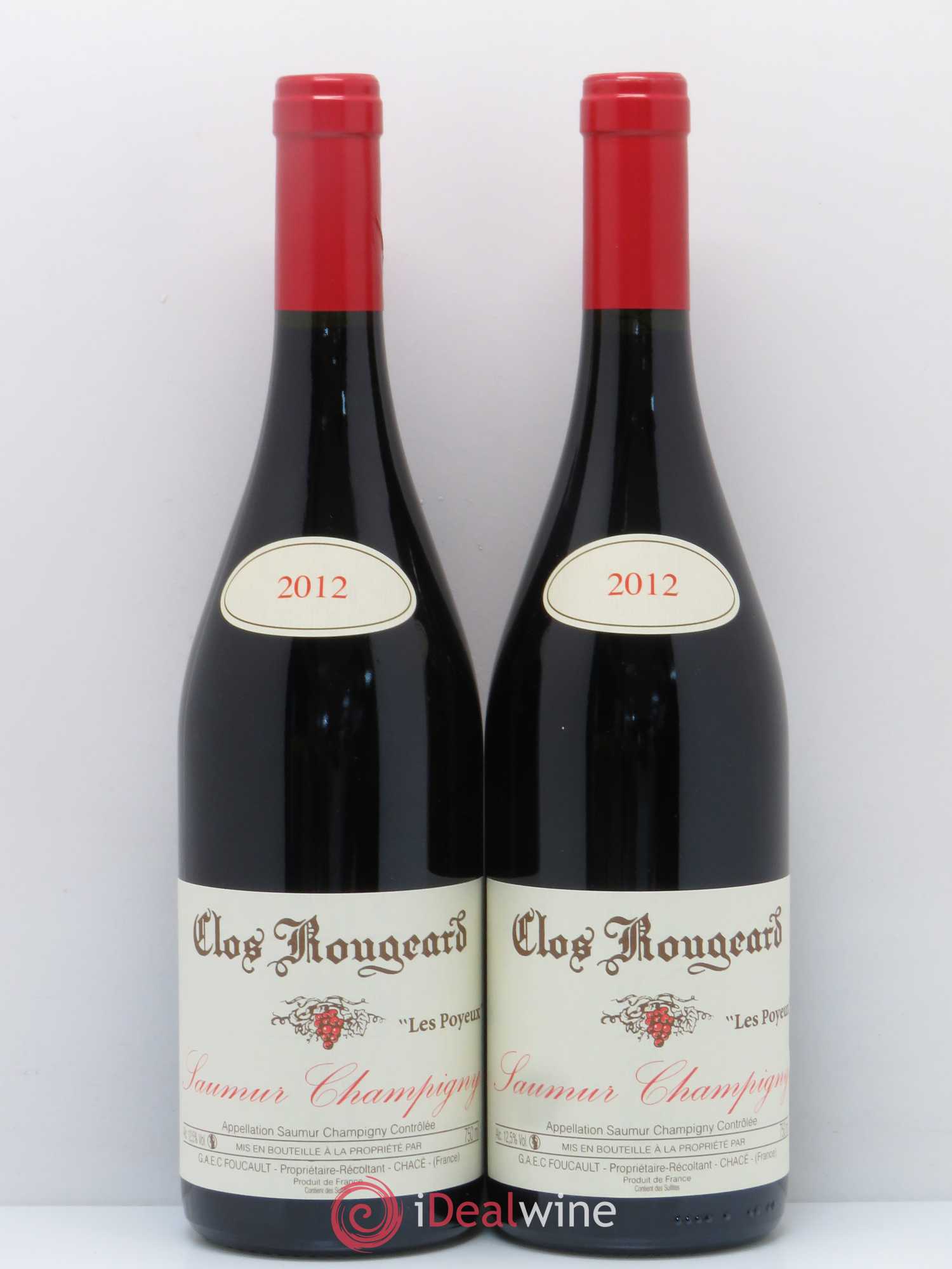 Saumur-Champigny Les Poyeux Clos Rougeard 2012 - Lot de 2 bouteilles - 0