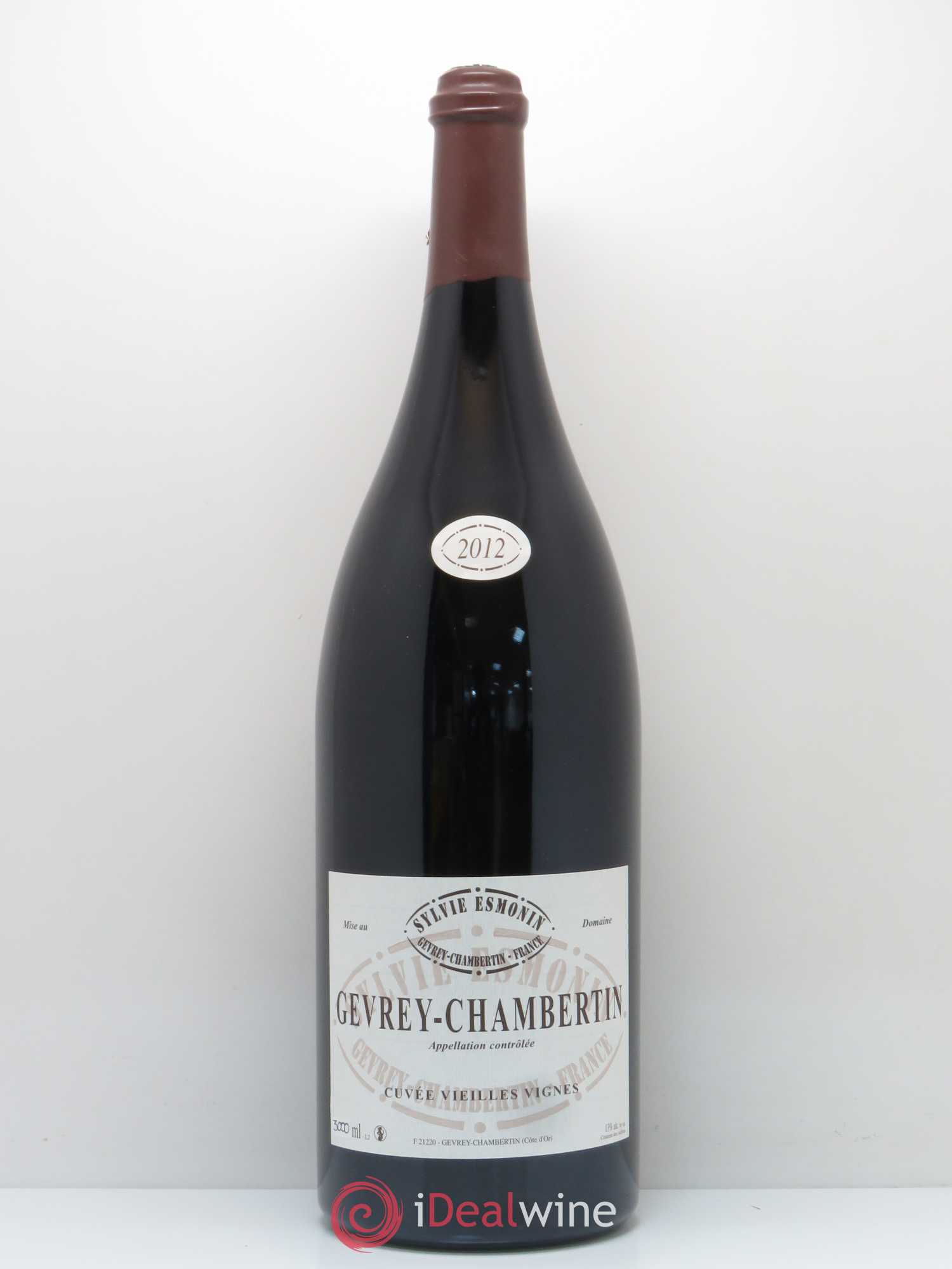 Gevrey-Chambertin Vieilles Vignes Sylvie Esmonin 2012 - Lot de 1 jeroboam - 0
