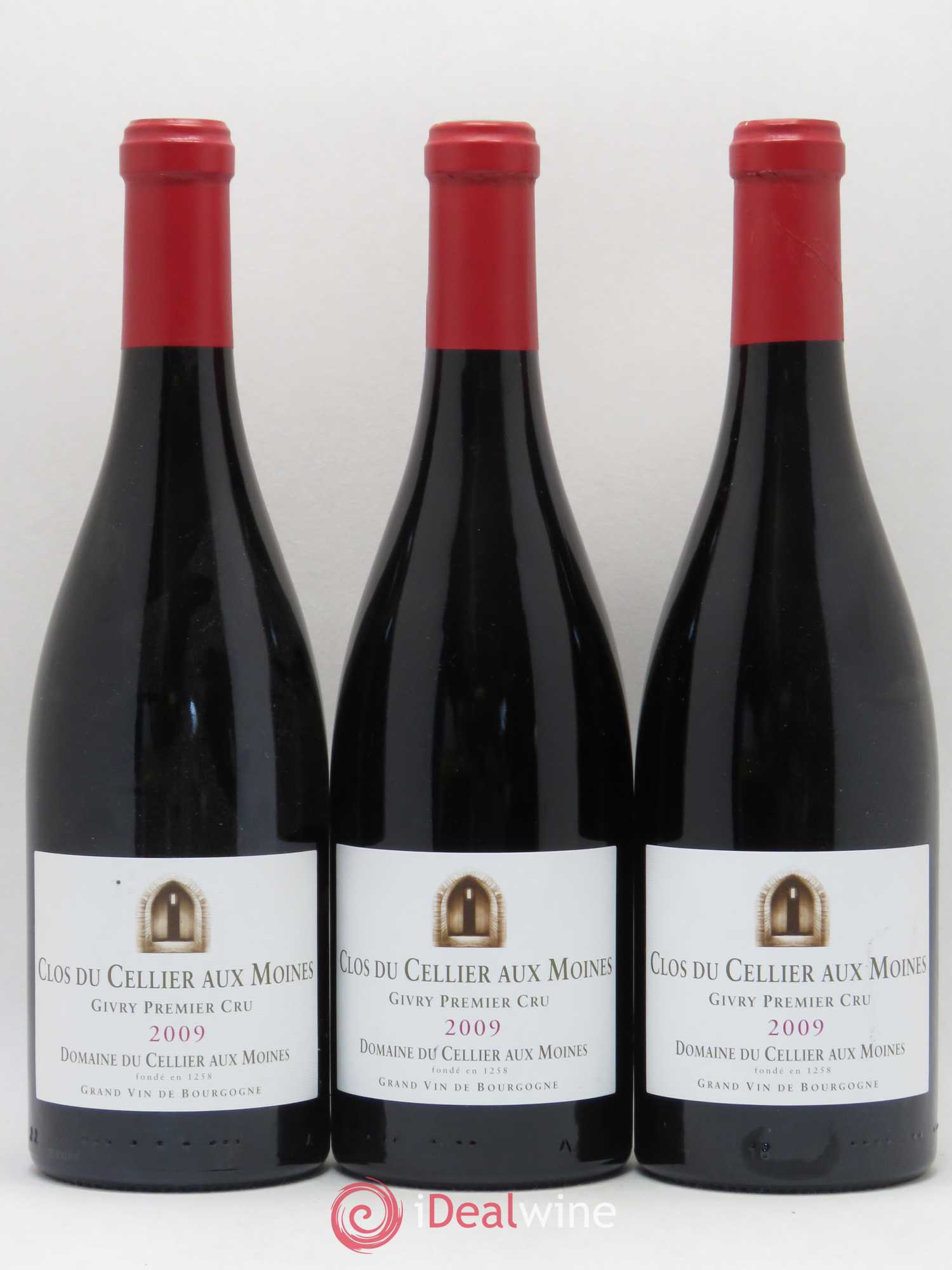 Givry 1er Cru Clos du Cellier Aux Moines Devillars 2009 - Lot de 6 bouteilles - 1